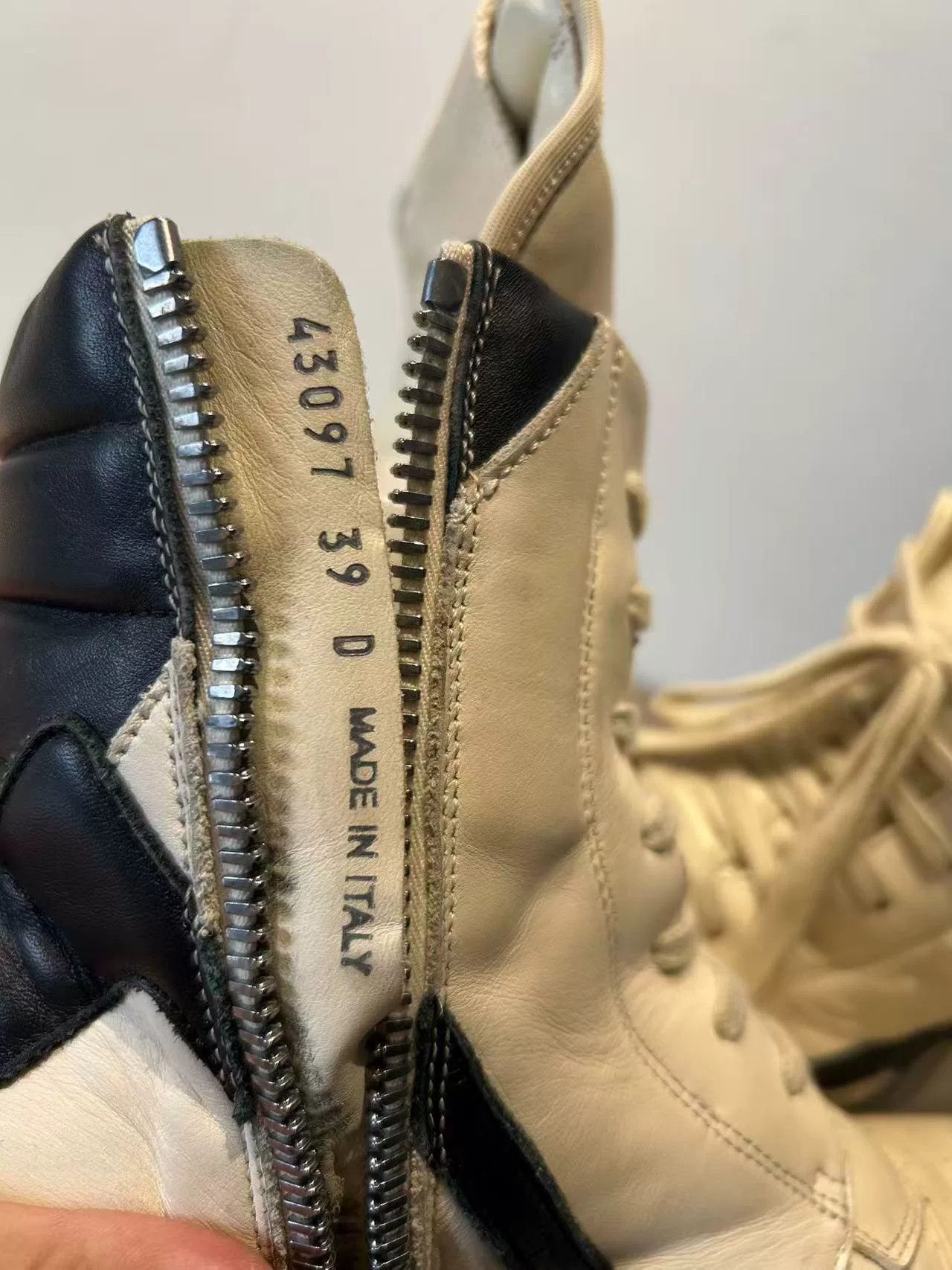 Rick Owens Rick Owens Black Leather High Tops Size US 6 / EU 39 - 6 Thumbnail