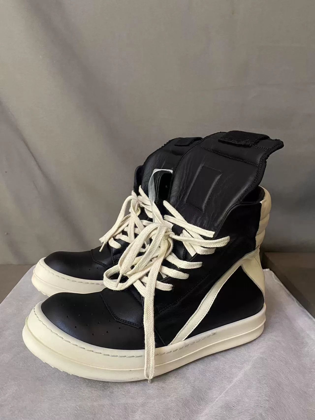 Rick Owens Rick Owens Leather Sneakers Size 36.5 Size US 6.5 / EU 39-40 - 2 Thumbnail