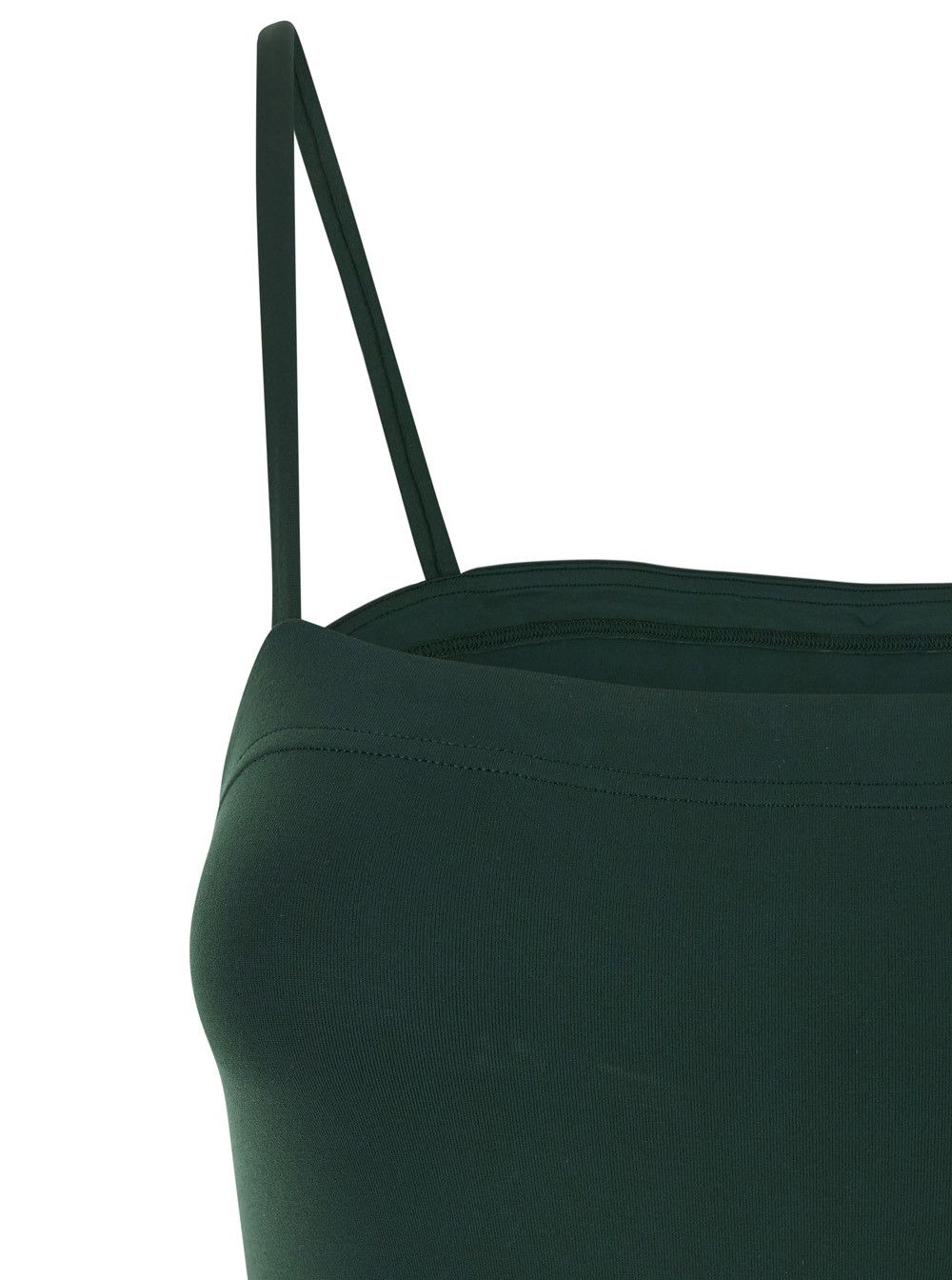 ERES 'Aquarelle' Green Swimsuit with Squared Neckline and Spaghetti Straps in Tech Fabric Stretch Woman Size M / US 6-8 / IT 42-44 - 3 Thumbnail