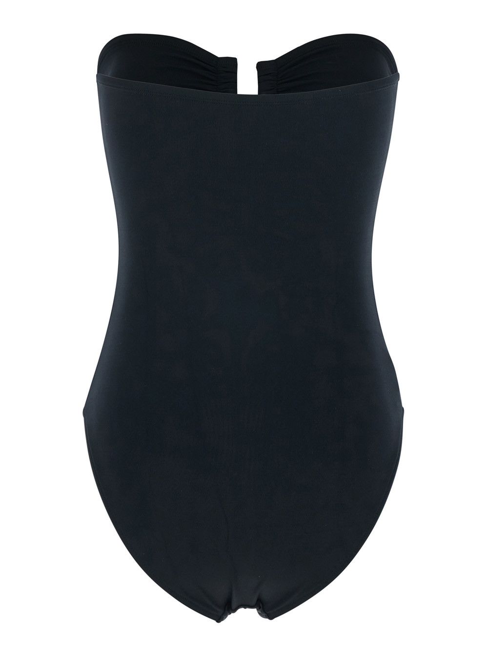 ERES 'Cassiopee' Black Sleeveless Swimsuit with Front Ruches in Tech Fabric Stretch Woman Size M / US 6-8 / IT 42-44 - 2 Thumbnail