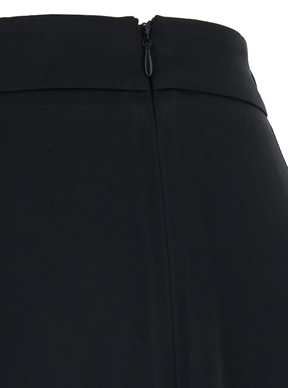 TWINSET High-Waisted Pants with Zip Closure and Logo Plate on the Back Size 28" / US 6 / IT 42 - 3 Thumbnail