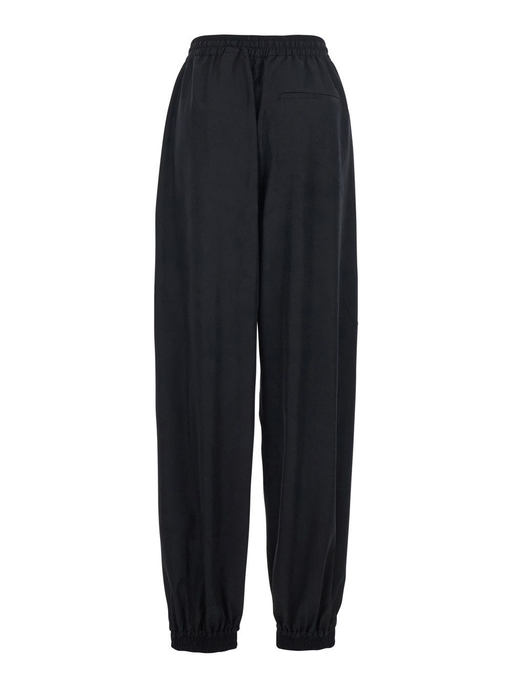 Rohe Balloon Pants with Elastic Waist and Drawstring in Black Tech Fabric for Women Size 26" / US 2 / IT 38 - 2 Thumbnail