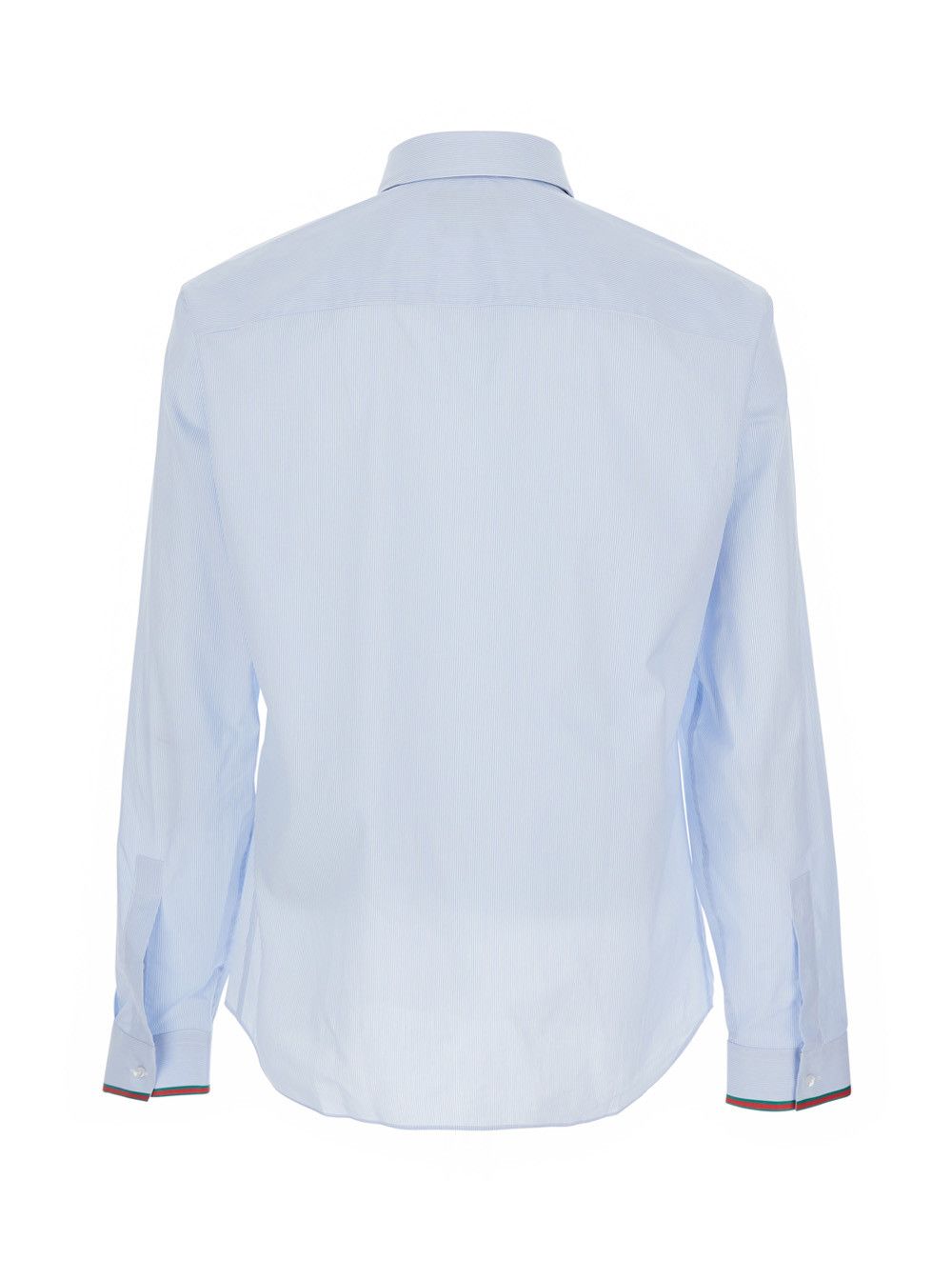 Gucci Light Blue Shirt with Classic Collar and Web Cuffs for Men Size US XXL / EU 58 / 5 - 2 Thumbnail