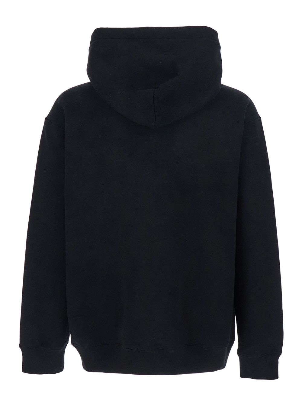Gucci Black Hooded Sweatshirt with Drawstring and Front Logo in Cotton for Men Size US M / EU 48-50 / 2 - 2 Thumbnail