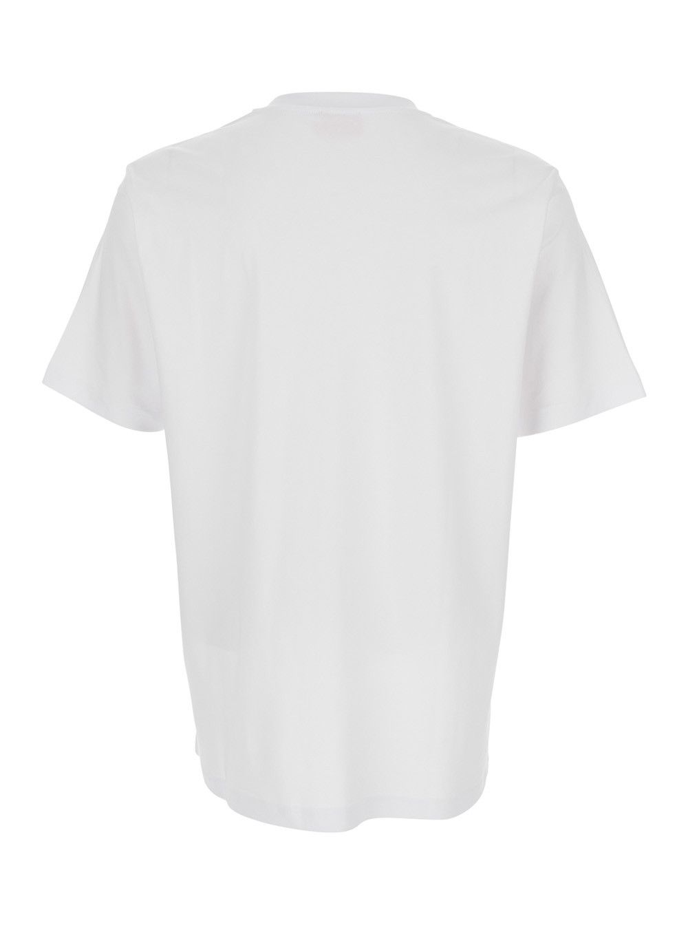 Diesel 'T-Adjust-Met' White T-Shirt with Lettering Logo on the Front in Cotton for Men Size US M / EU 48-50 / 2 - 2 Thumbnail