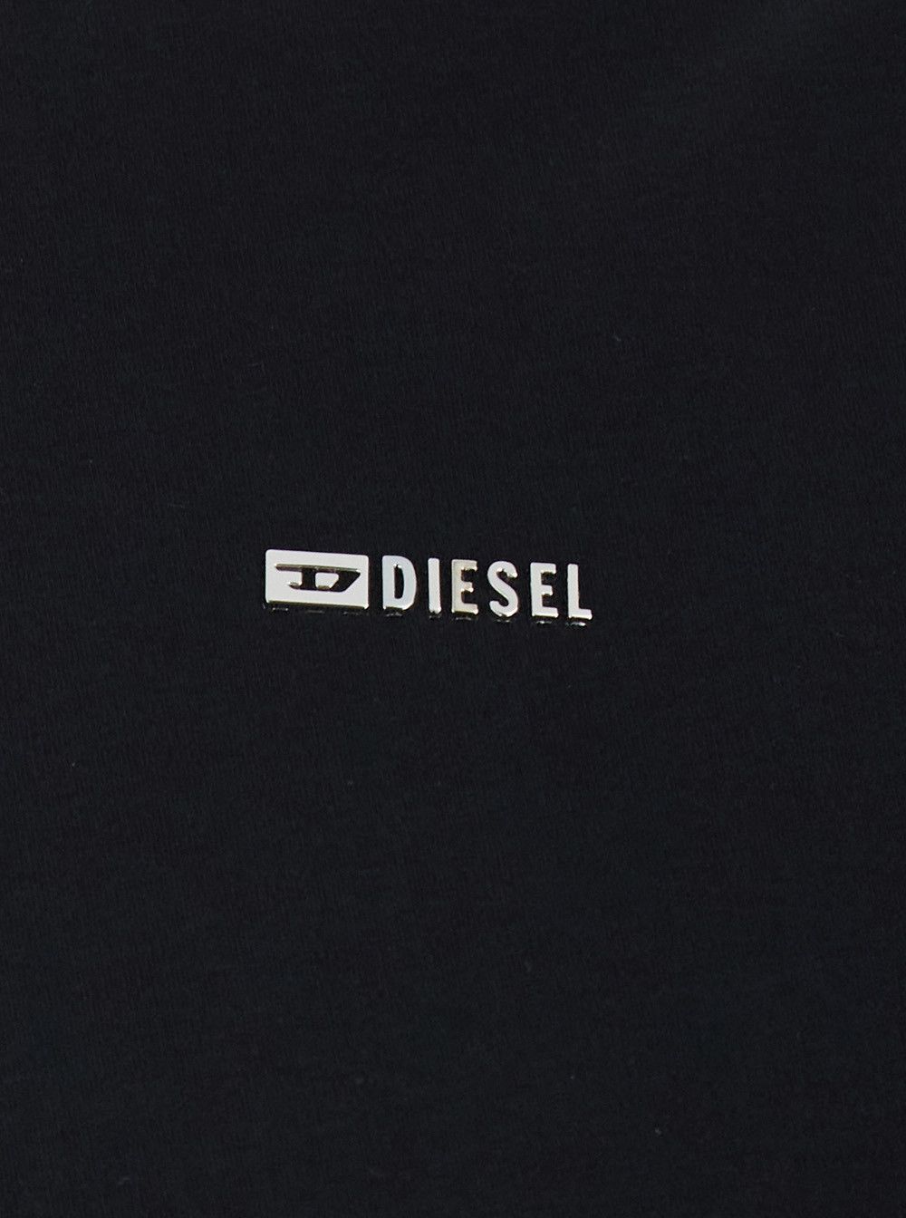 Diesel Black T-Shirt 'T-ADJUST-MET' with Round Neck and Printed Logo on the Front in Men's Cotton Size US XL / EU 56 / 4 - 3 Thumbnail