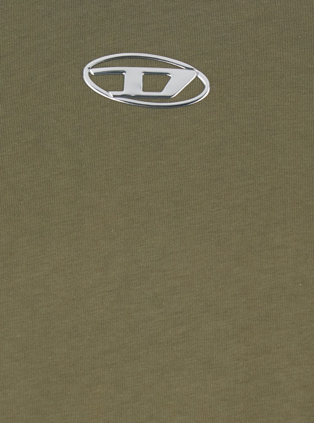 Diesel T-Shirt 'BISCO-IOD' Green with Round Neck in Cotton for Men Size US M / EU 48-50 / 2 - 3 Thumbnail