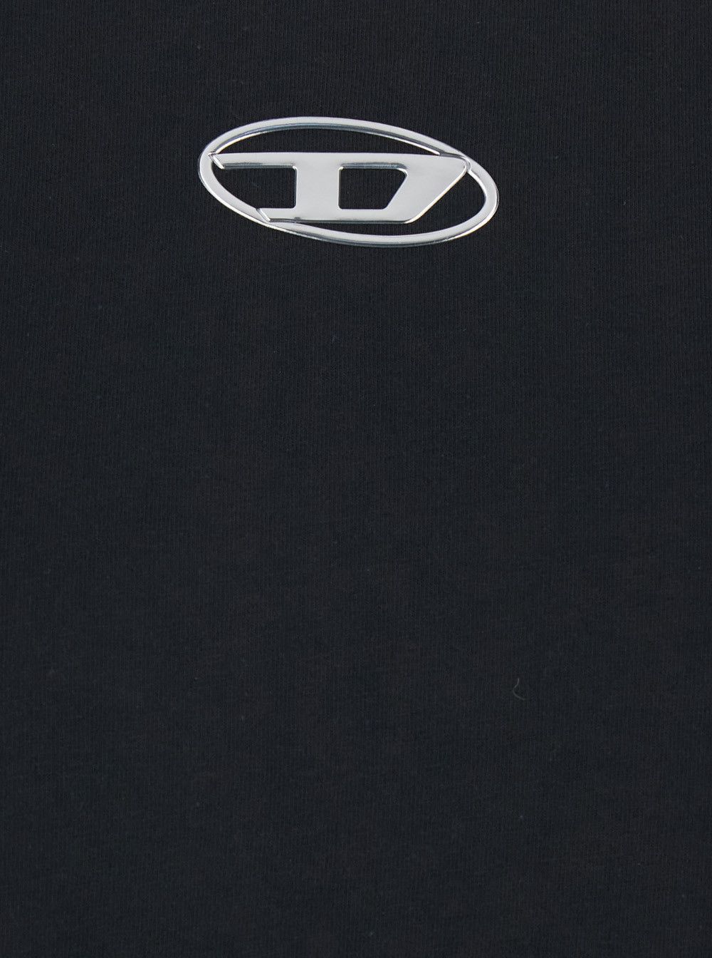 Diesel 'T-Bisco-Iod' Black Sleeveless Top with Logo Detail on the Front in Cotton Man Size US L / EU 52-54 / 3 - 3 Thumbnail