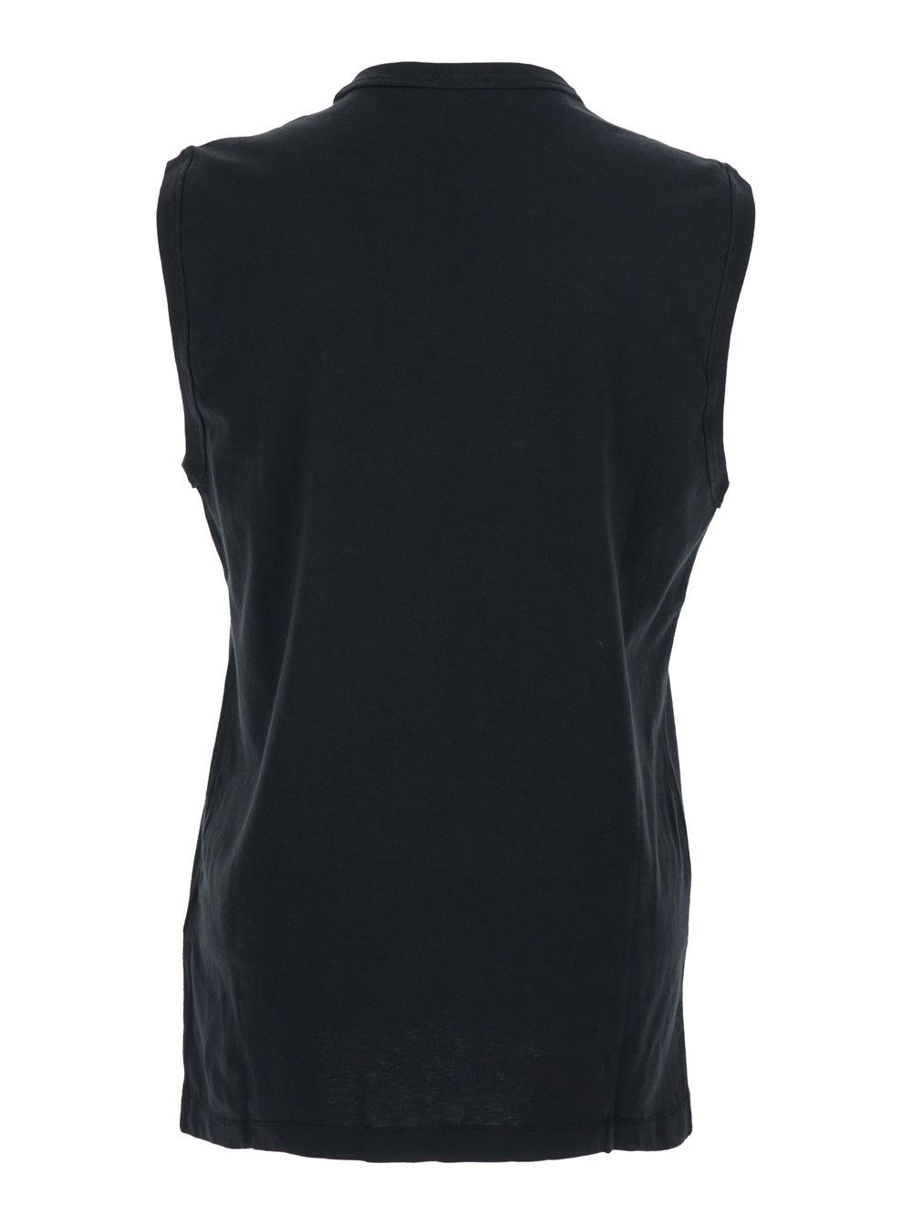Diesel 'T-Bisco-Iod' Black Sleeveless Top with Logo Detail on the Front in Cotton Man Size US S / EU 44-46 / 1 - 2 Thumbnail