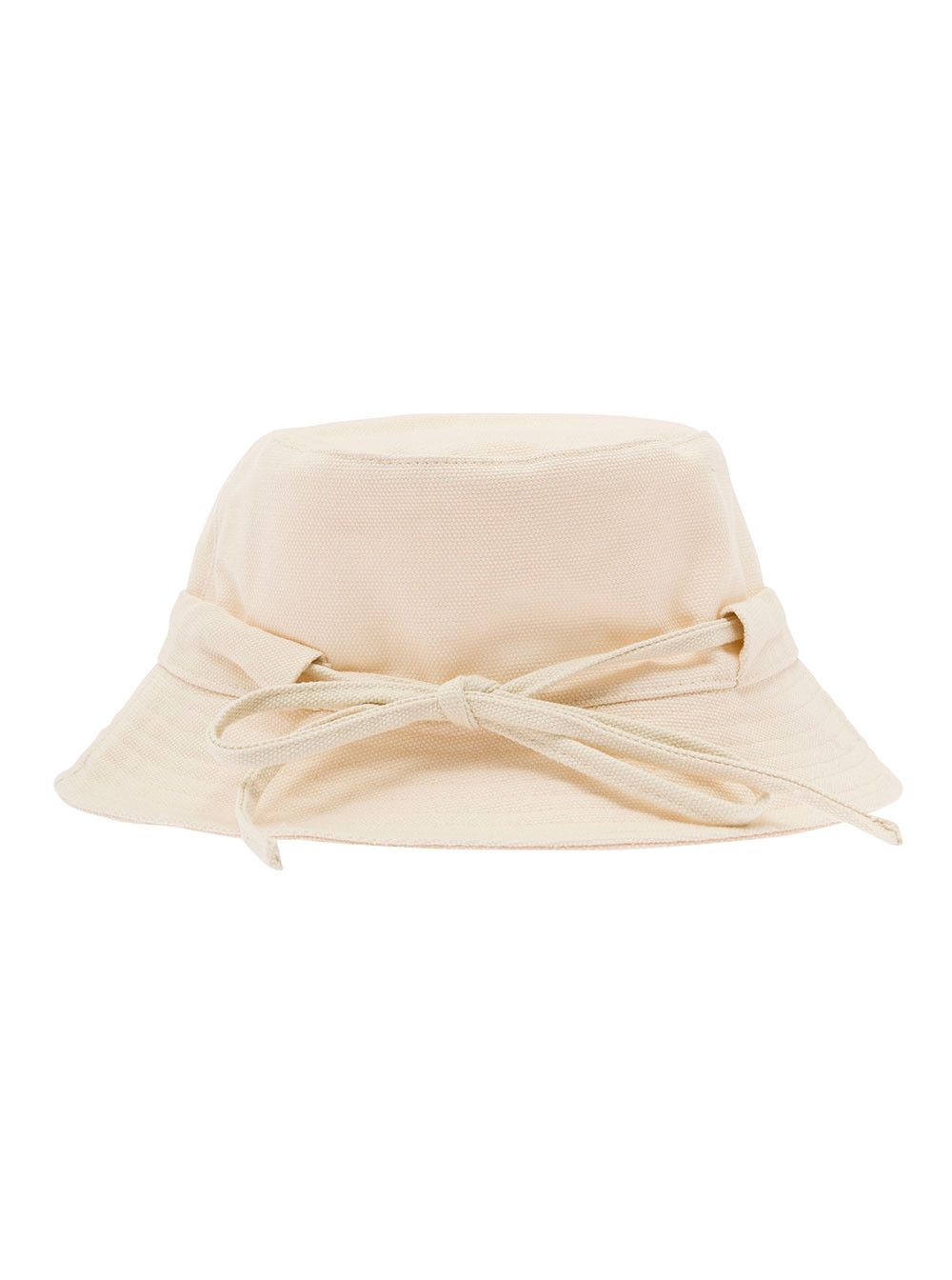 Jacquemus 'Le Bob Gadjo' Beige Fisherman Hat with Logo on the Front in Cotton Man Size ONE SIZE - 2 Thumbnail