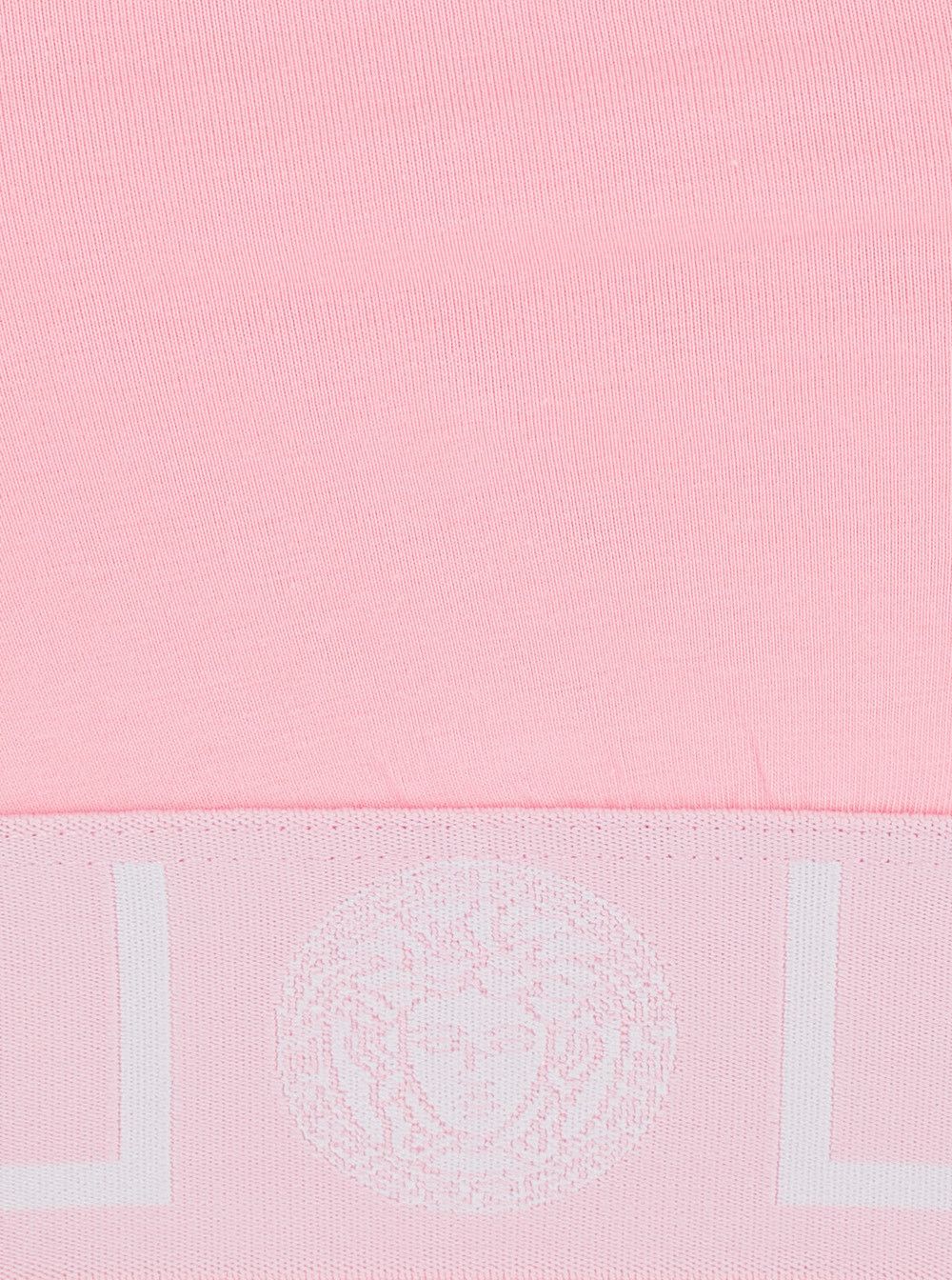 Versace Pink Sport Top with Greca and Medusa Logo In Tech Fabric For Women Size L / US 10 / IT 46 - 3 Thumbnail