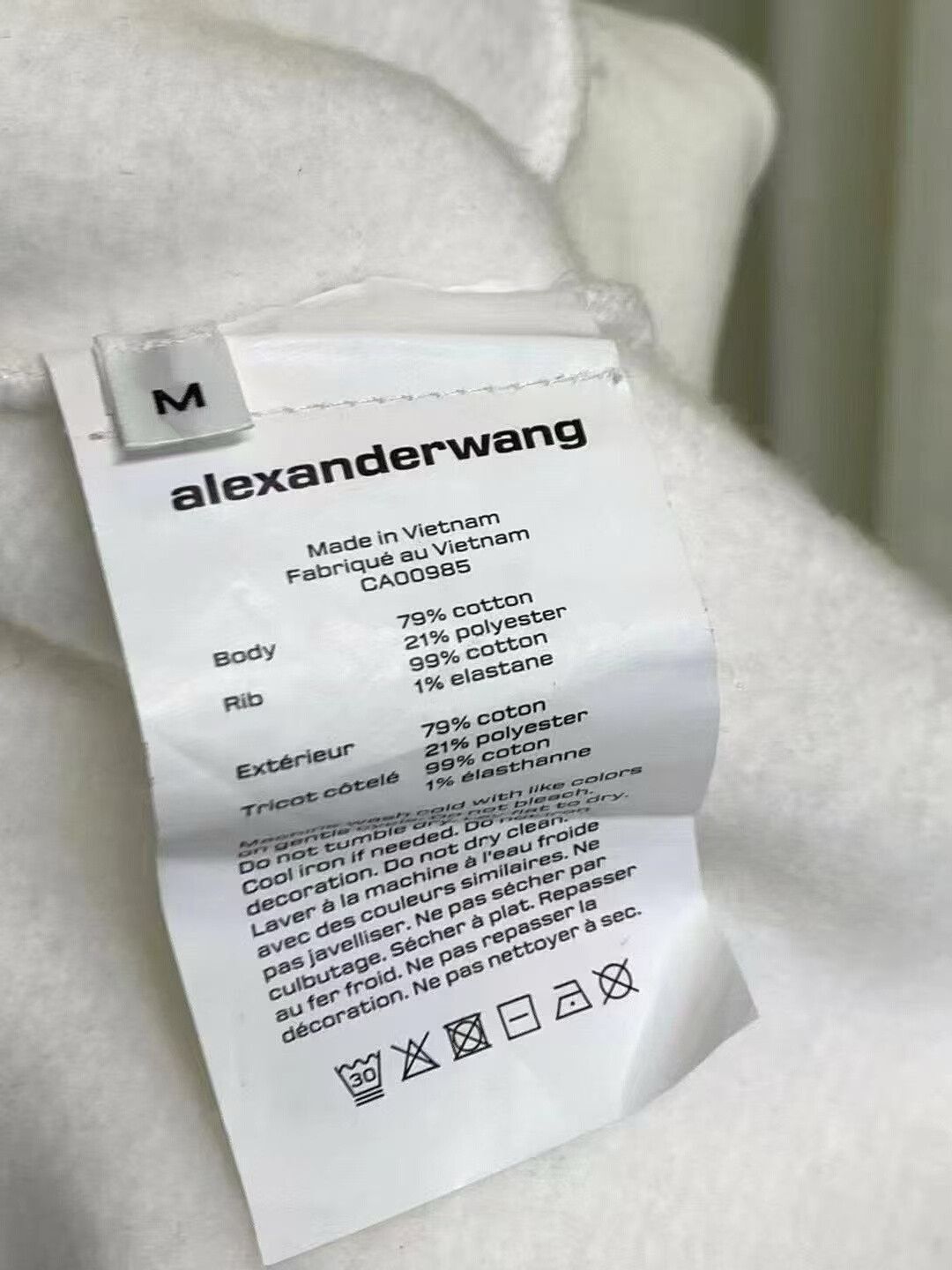 Alexander Wang Alexander Wang Hooded Sweatshirt for Women Size US M / EU 48-50 / 2 - 6 Thumbnail