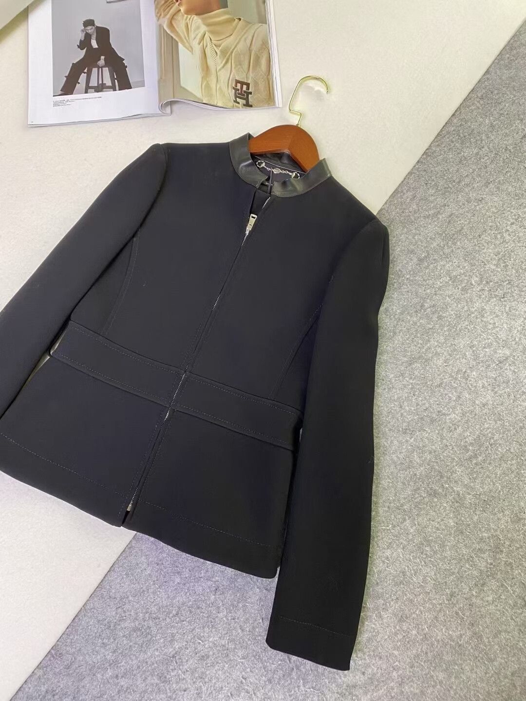 Gucci Gucci Leather Jacket with Tags Size S / US 4 / IT 40 - 4 Thumbnail