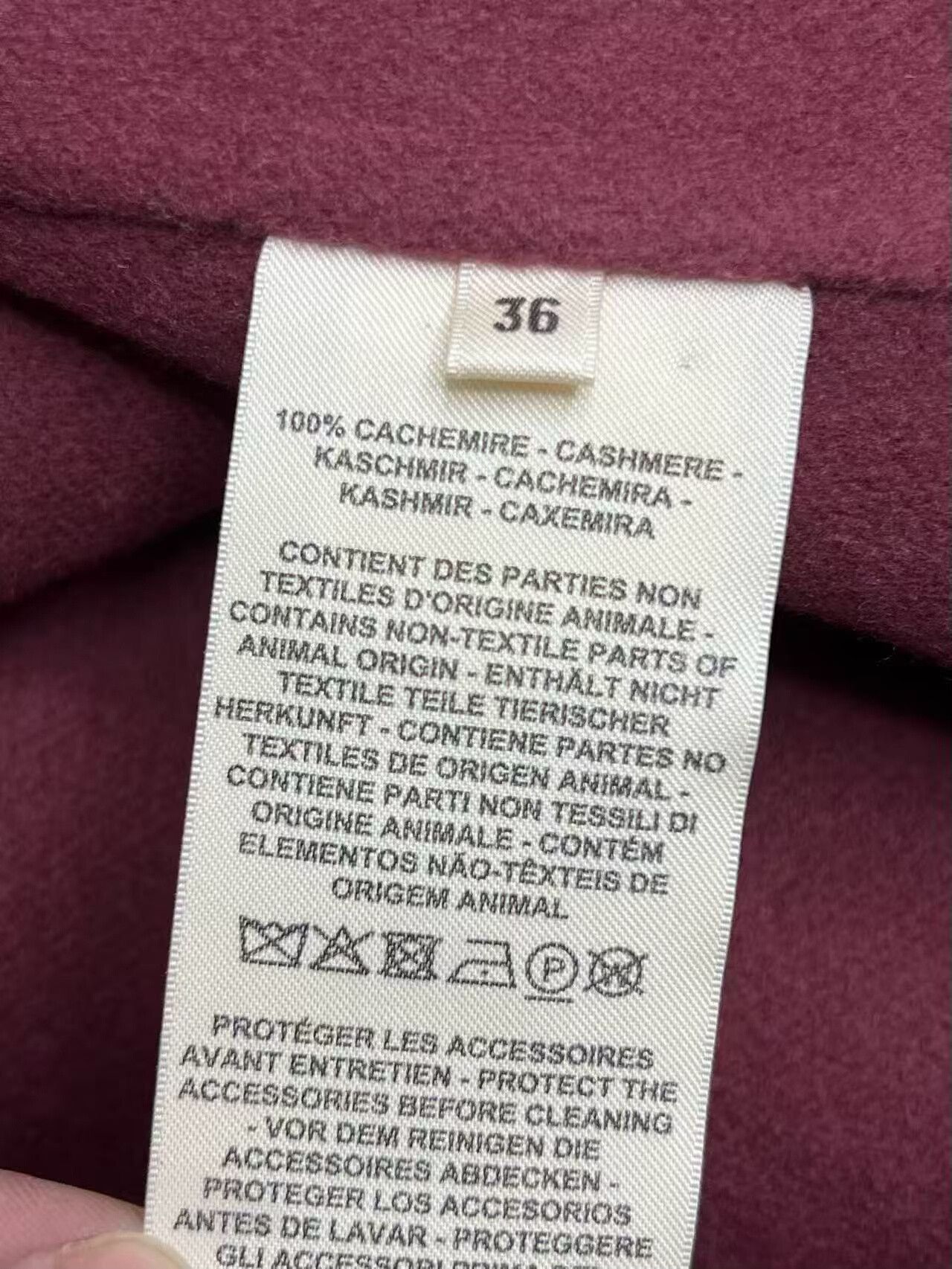 Hermes Hermes Cashmere Vest in Brown Red Size XS / US 0-2 / IT 36-38 - 4 Thumbnail