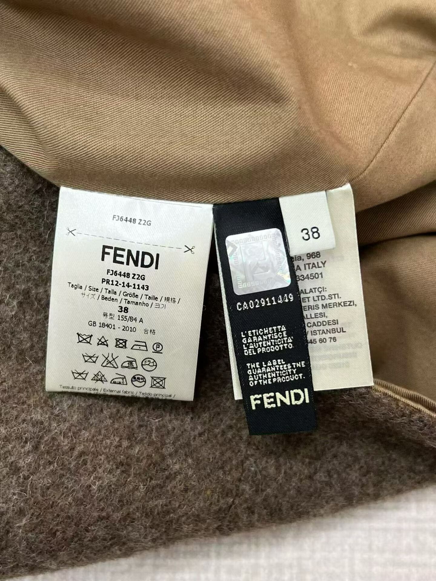 Fendi Fendi Wool Coat Size 38 Size S / US 4 / IT 40 - 5 Thumbnail