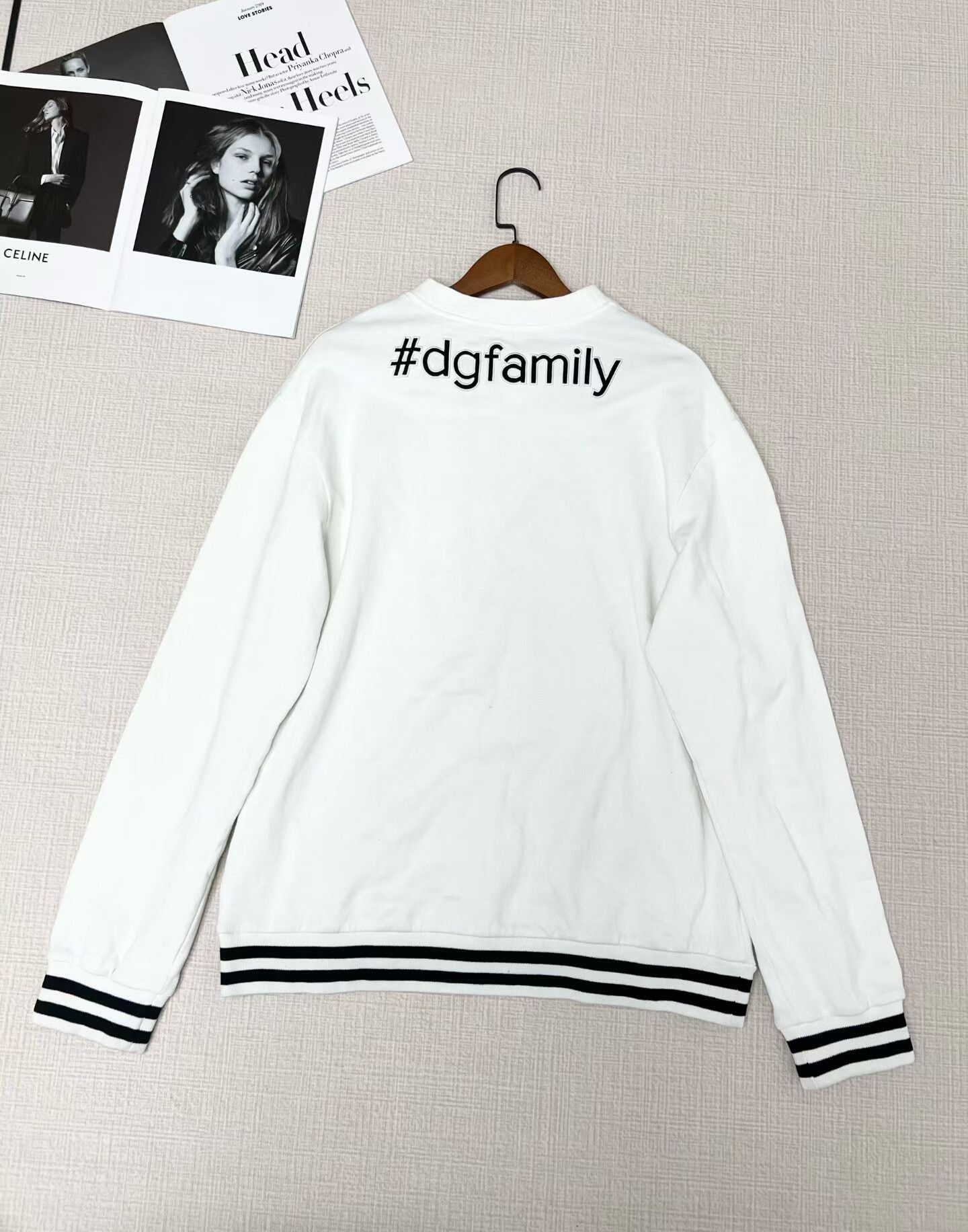 Dolce & Gabbana Dolce & Gabbana White Embroidered Hoodie Size US L / EU 52-54 / 3 - 3 Thumbnail