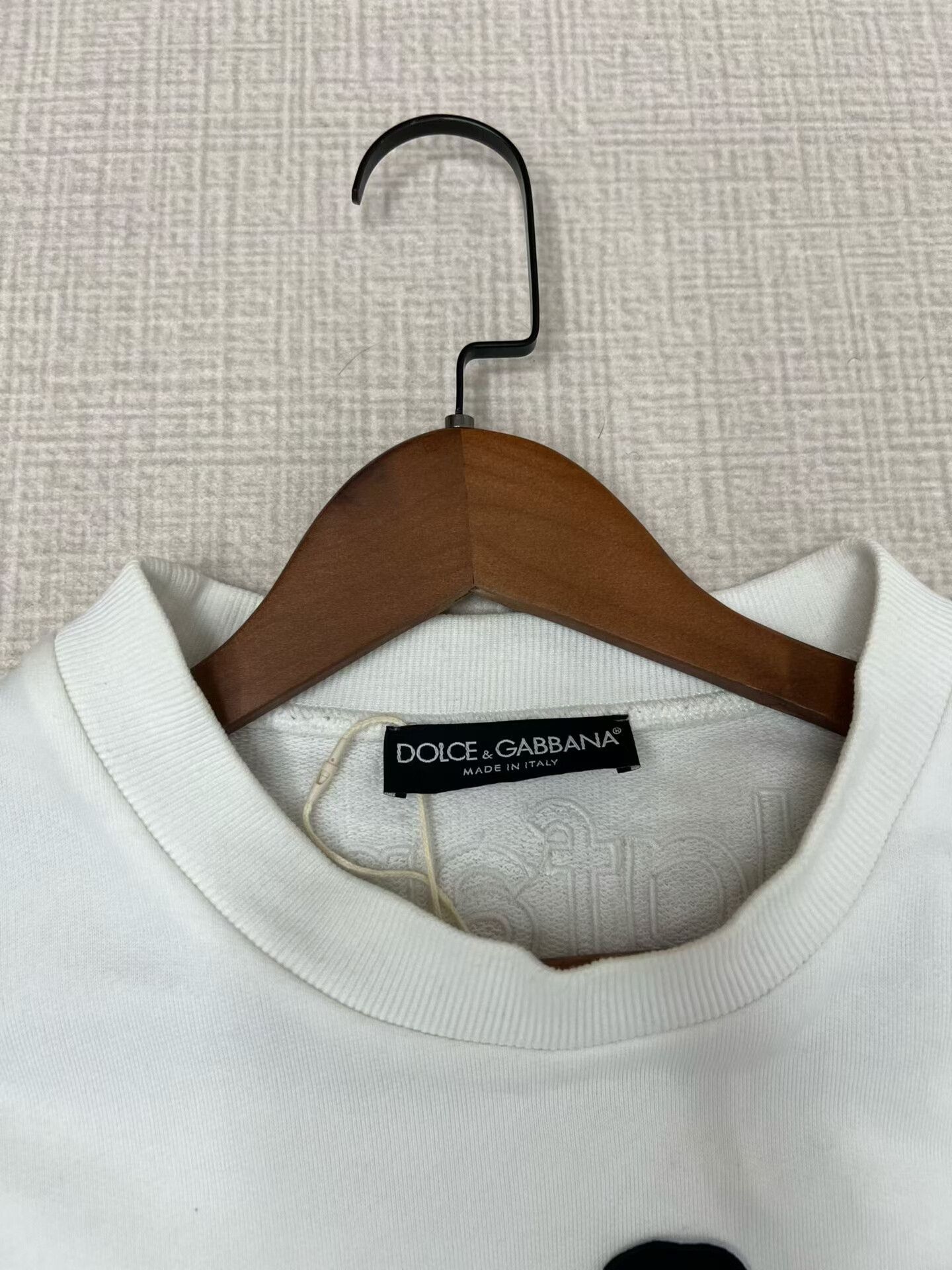 Dolce & Gabbana Dolce & Gabbana White Embroidered Hoodie Size US L / EU 52-54 / 3 - 6 Thumbnail