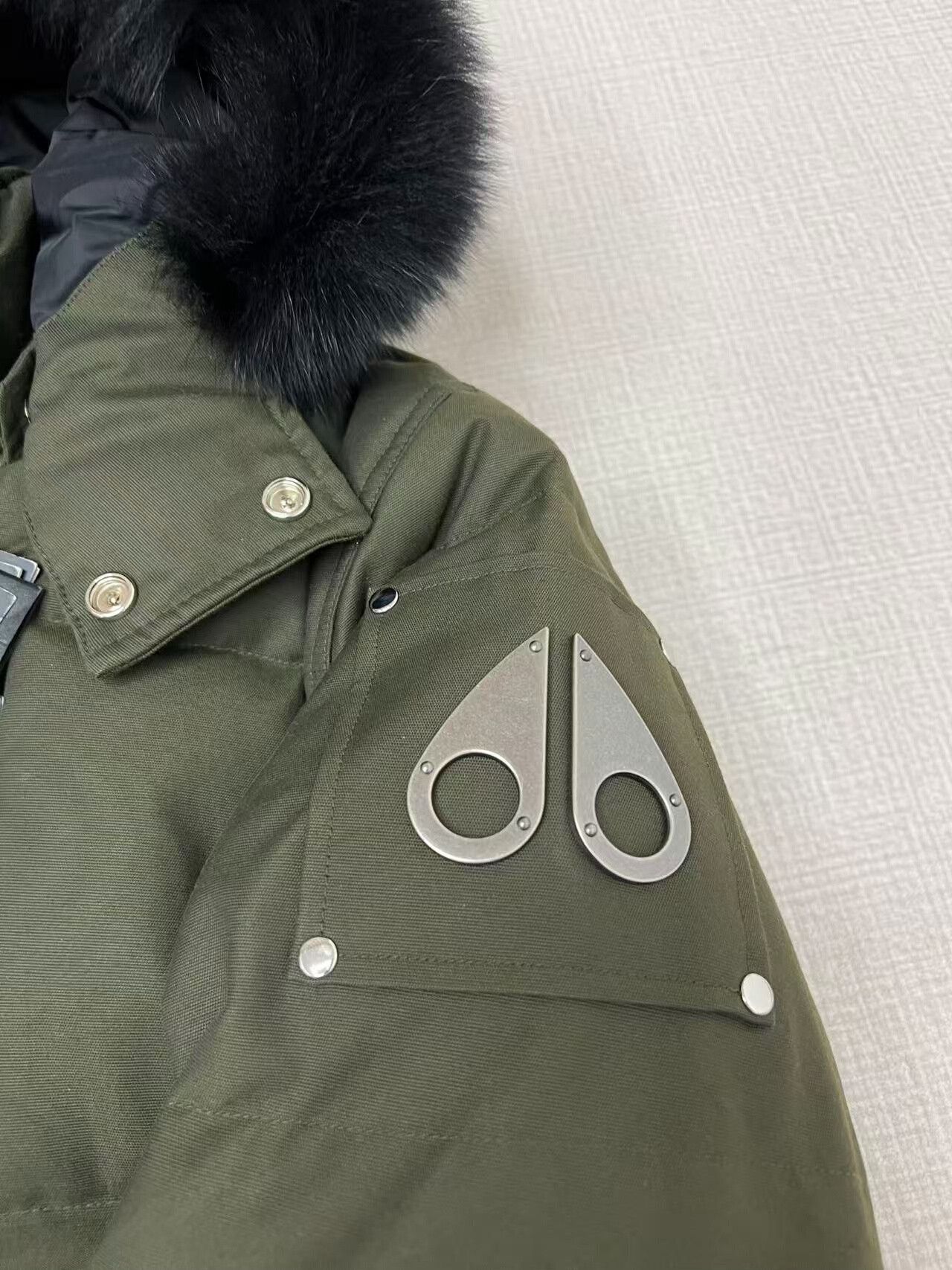 Moose Knuckles Moose Knuckles Olive Green Down Jacket Size US S / EU 44-46 / 1 - 3 Thumbnail