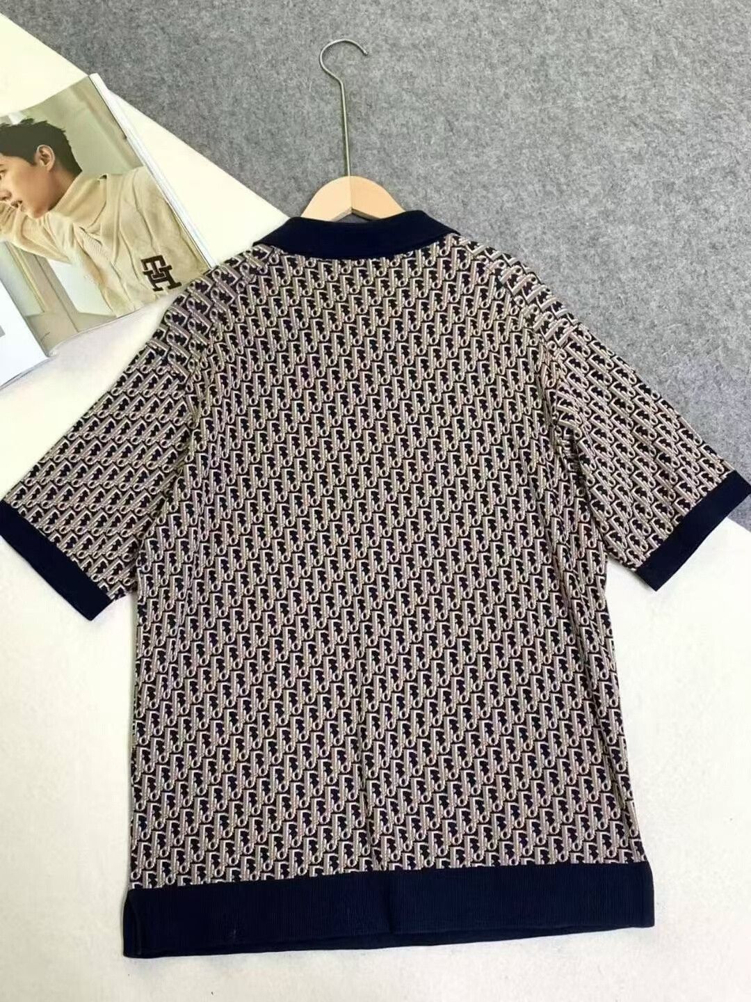 Dior Dior Logo Knit Polo Shirt Size US M / EU 48-50 / 2 - 3 Thumbnail