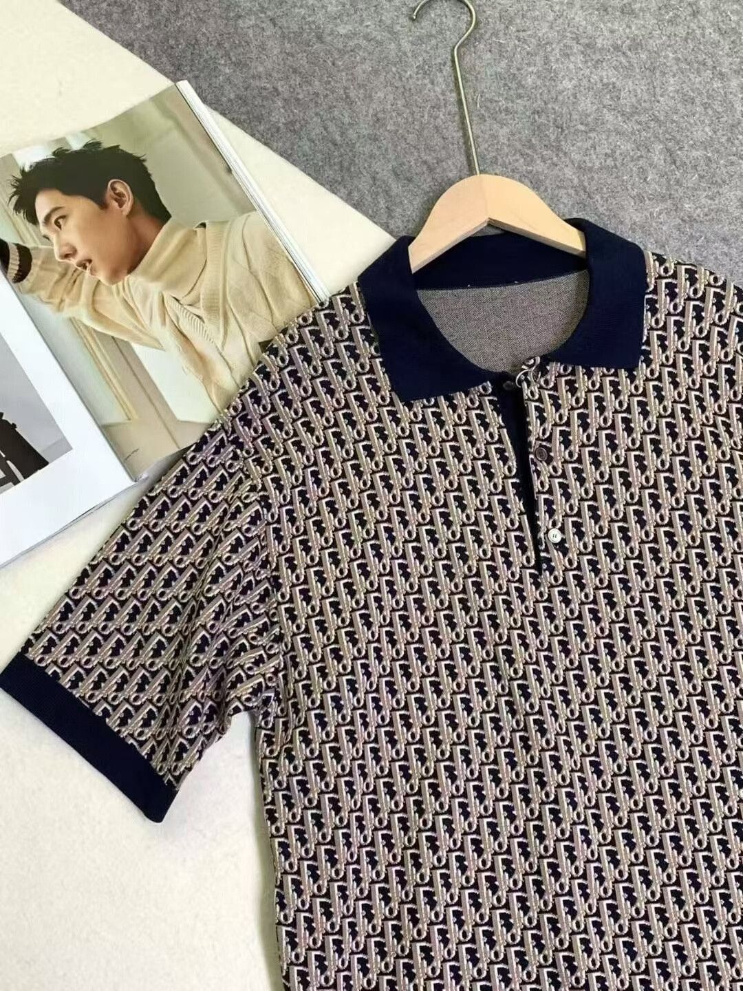 Dior Dior Logo Knit Polo Shirt Size US M / EU 48-50 / 2 - 2 Thumbnail