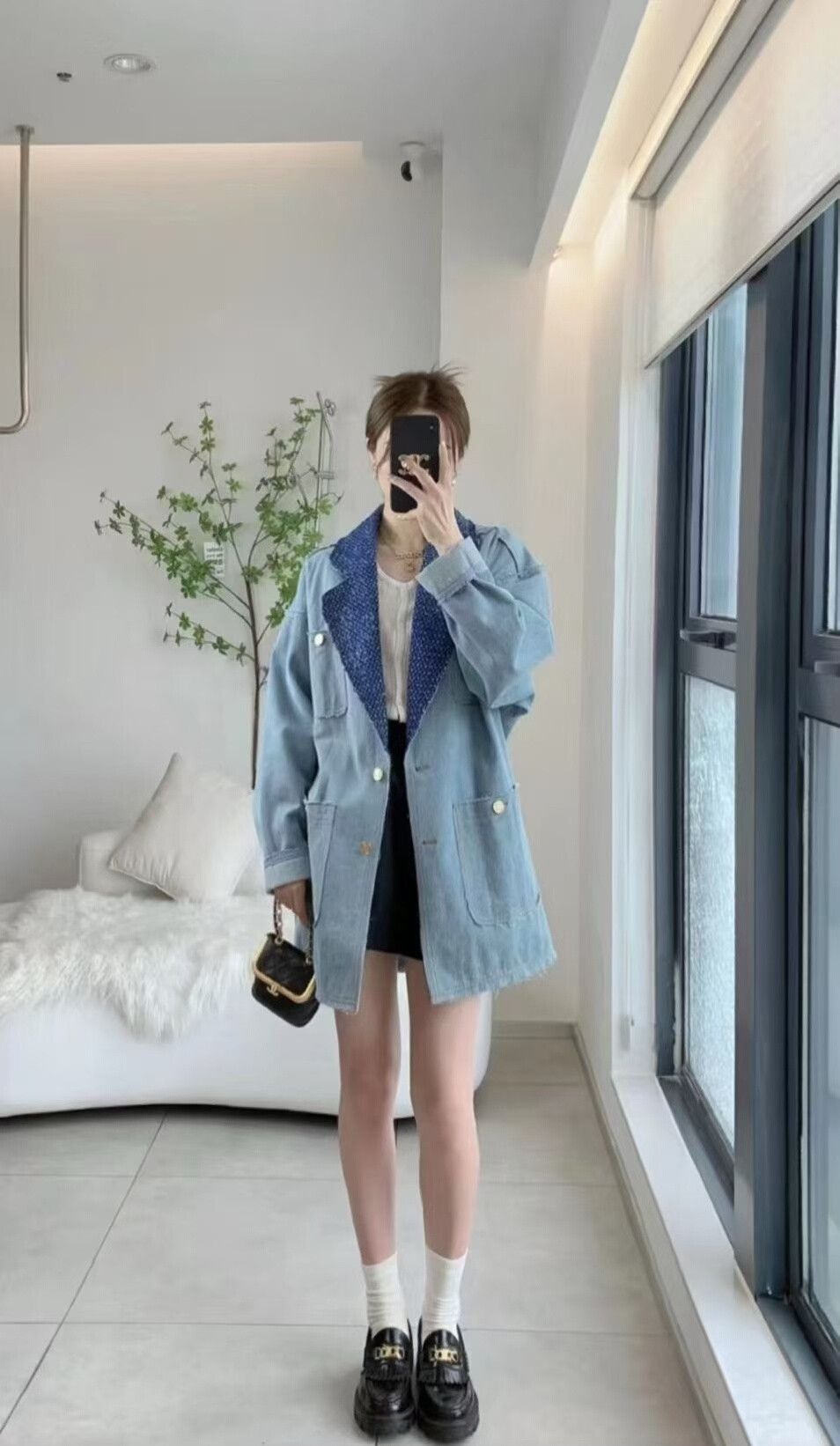Chanel Chanel Denim Jacket for Women Size XS / US 0-2 / IT 36-38 - 9 Thumbnail