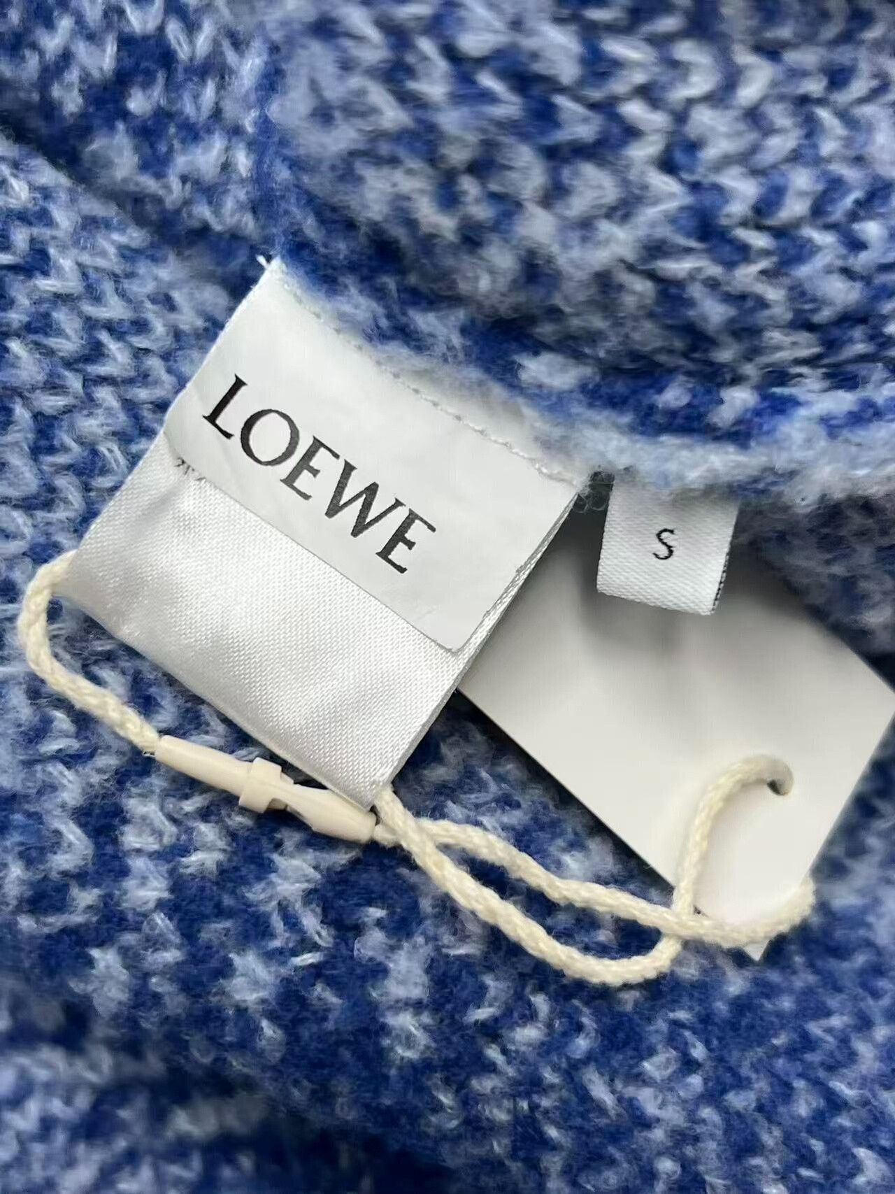Loewe Loewe Women's Blue Striped Knit Sweater Size XL / US 12-14 / IT 48-50 - 3 Thumbnail