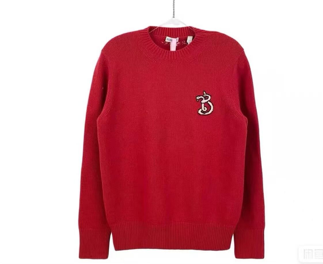 Burberry Burberry Red Logo Sweater Limited Edition Size XS / US 0-2 / IT 36-38 - 6 Thumbnail