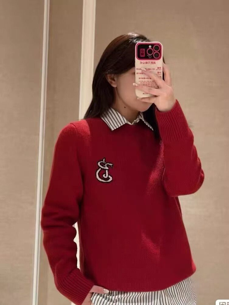 Burberry Burberry Red Logo Sweater Limited Edition Size XS / US 0-2 / IT 36-38 - 5 Thumbnail