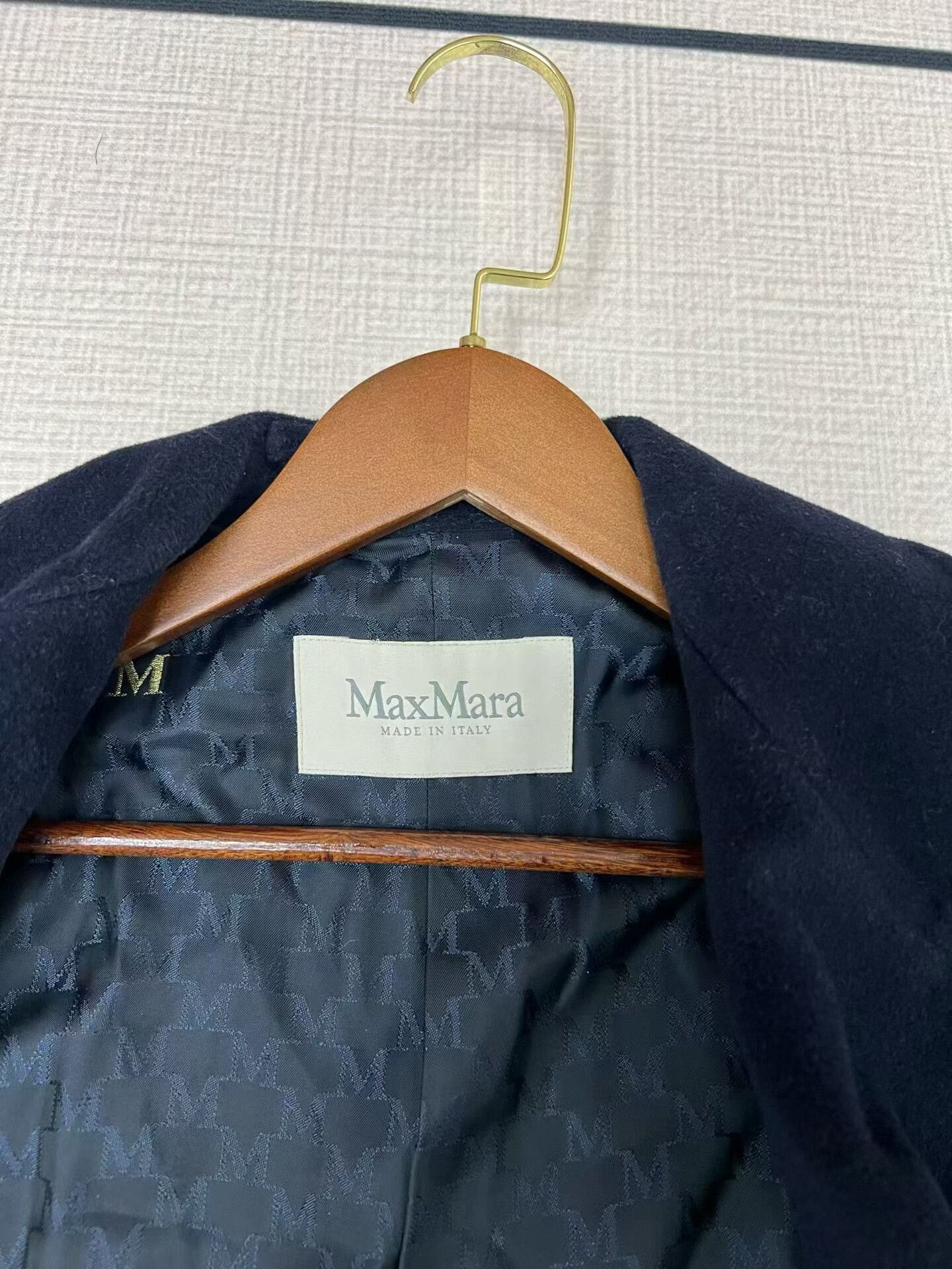 Max Mara Maxmara Blue Overcoat in Size 36 Size XS / US 0-2 / IT 36-38 - 2 Thumbnail