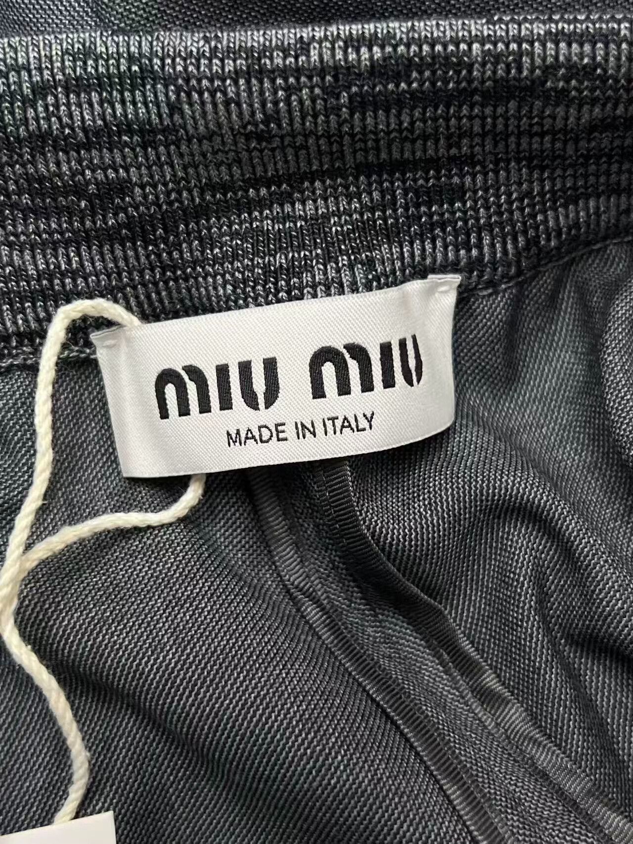 Miu Miu Miu Miu Gray Wool Pants Size 40 Size 40" / US 18 - 5 Thumbnail