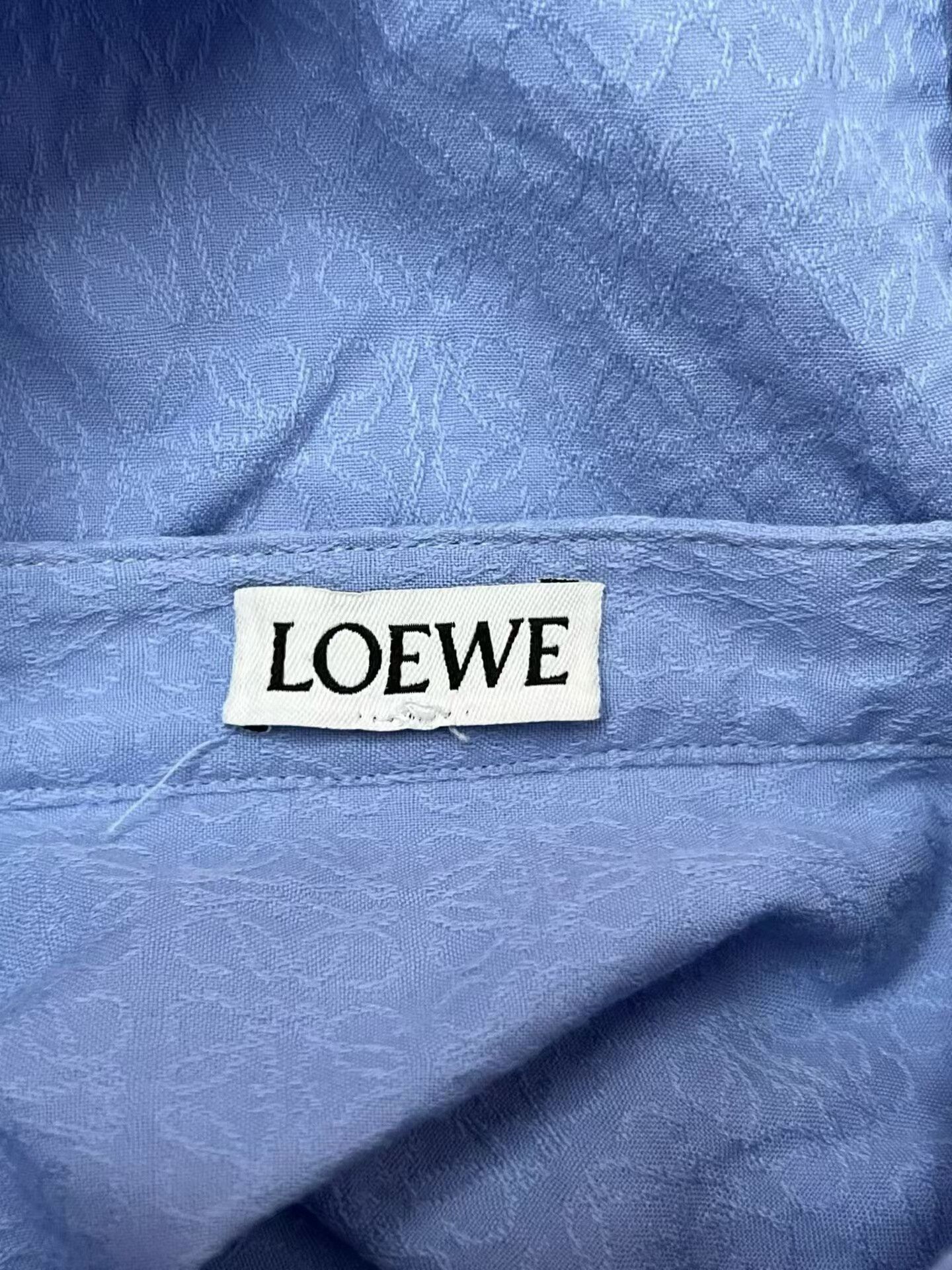 Loewe LOEWE Logo Hooded Shirt in Size 36 Size US M / EU 48-50 / 2 - 4 Thumbnail