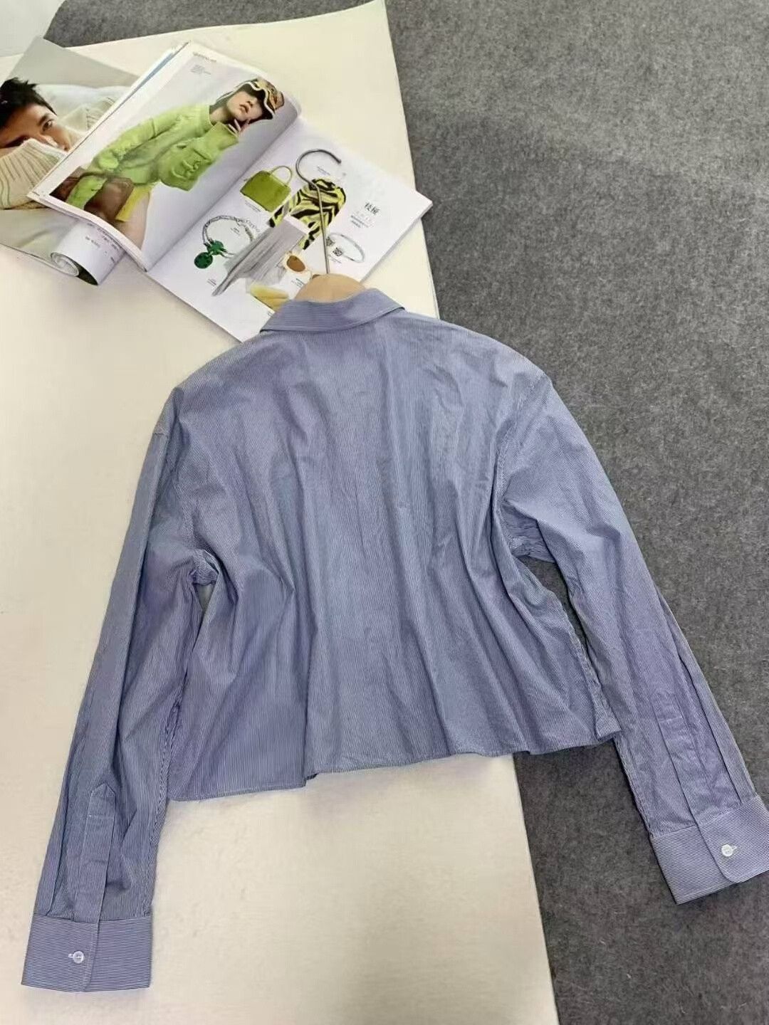 Celine Celine Striped Logo Shirt, Size 40 Size US XXS / EU 40 - 5 Thumbnail