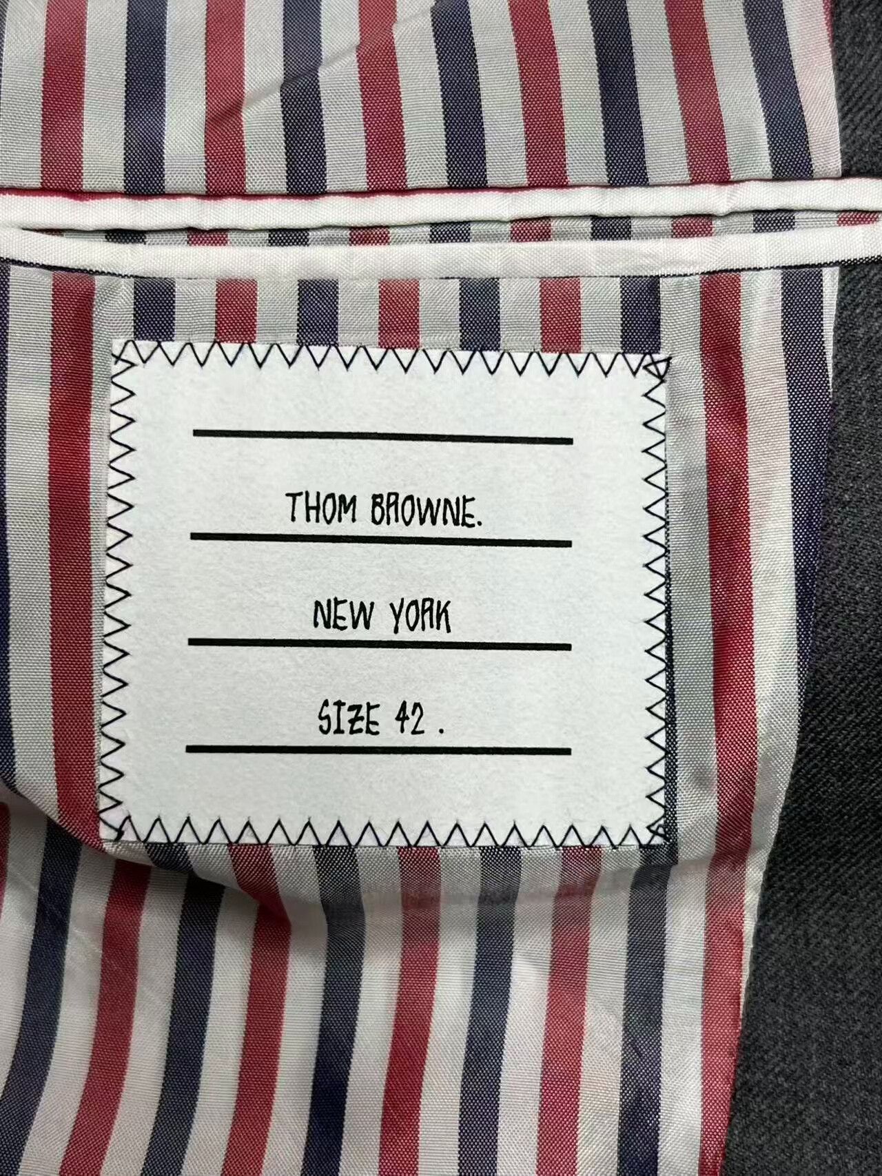 Thom Browne Thom Browne Gray Wool Suit Jacket Size US M / EU 48-50 / 2 - 4 Thumbnail