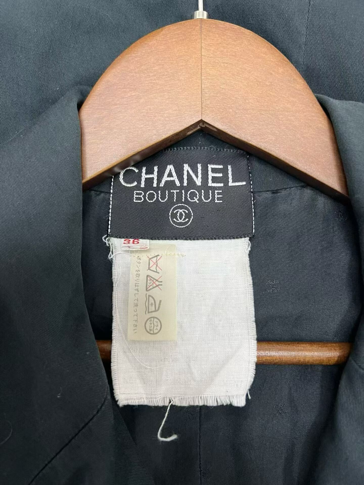 Chanel Long Sleeve Dress with Button Detail
