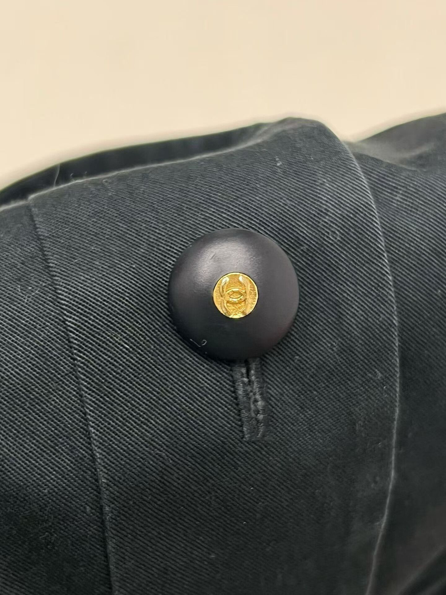 Chanel Long Sleeve Dress with Button Detail