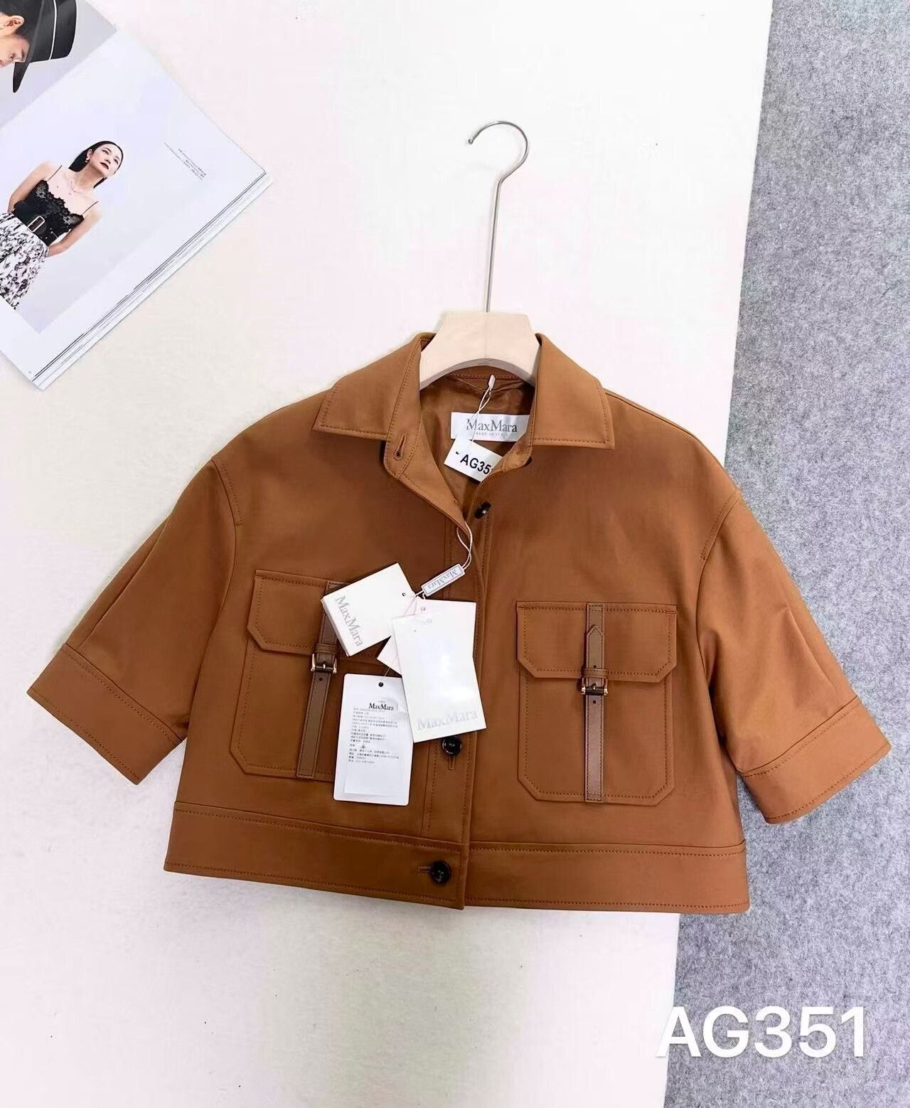 Max Mara Maxmara Pocket Detail Jacket Size XS / US 0-2 / IT 36-38 - 2 Thumbnail