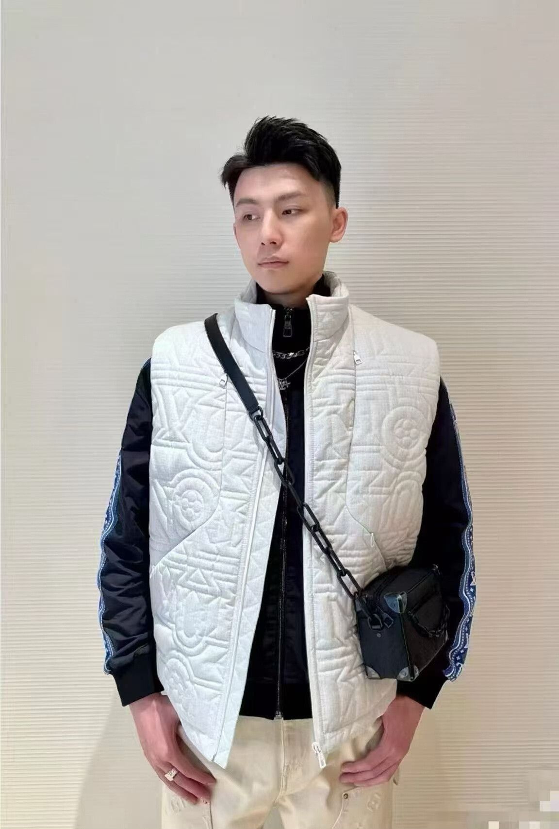 Louis Vuitton Louis Vuitton Embossed Vest with Tags Size US M / EU 48-50 / 2 - 8 Thumbnail