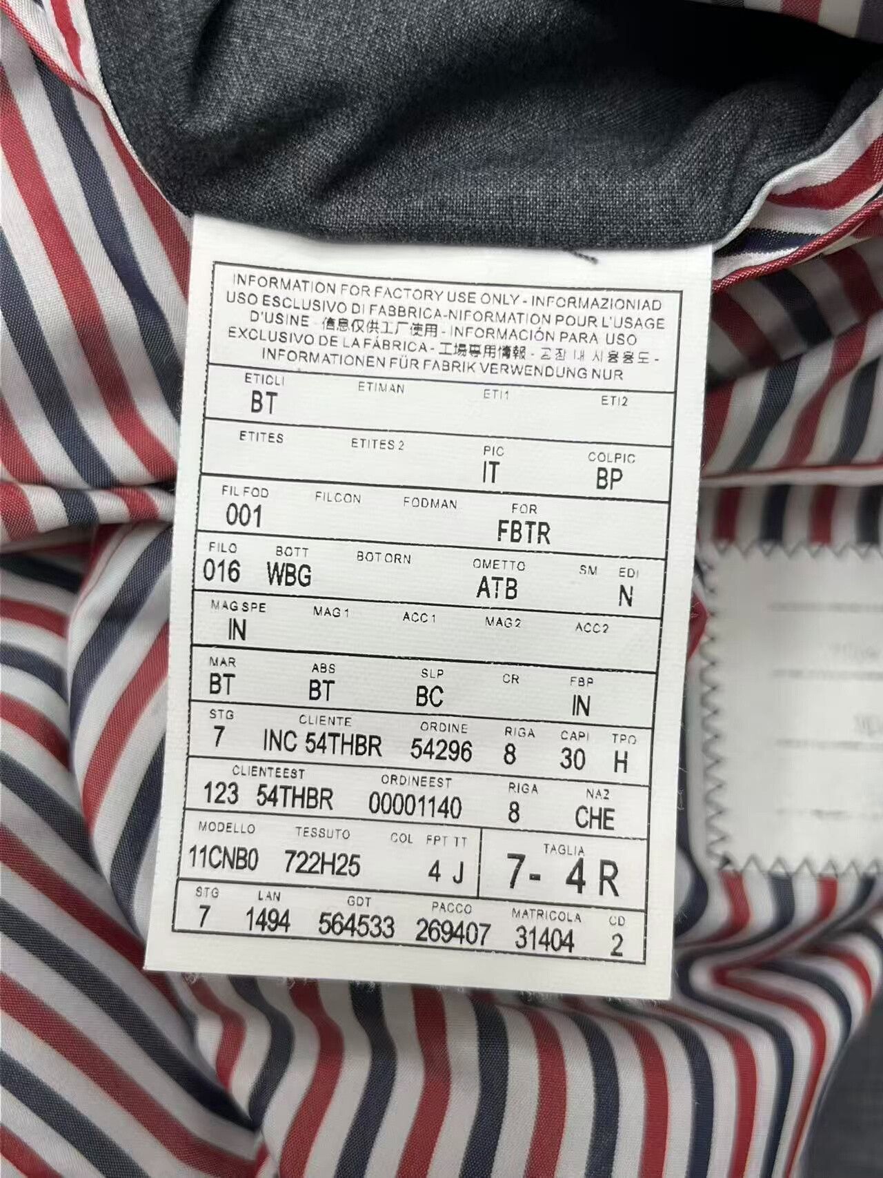 Thom Browne Thom Browne Striped Wool Blazer Jacket Size US M / EU 48-50 / 2 - 6 Thumbnail