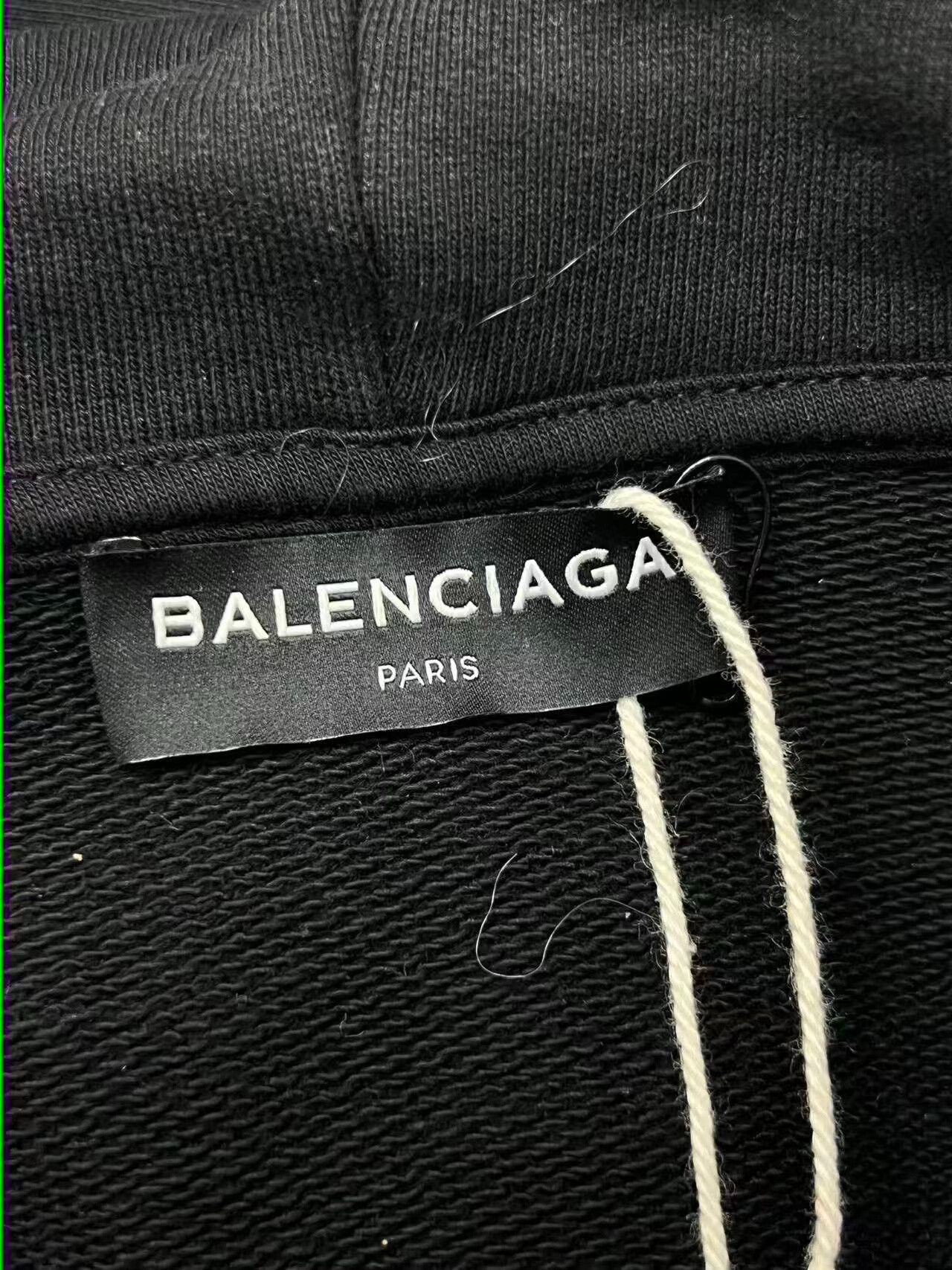 Balenciaga Balenciaga Black Hoodie Size S Size US S / EU 44-46 / 1 - 3 Thumbnail