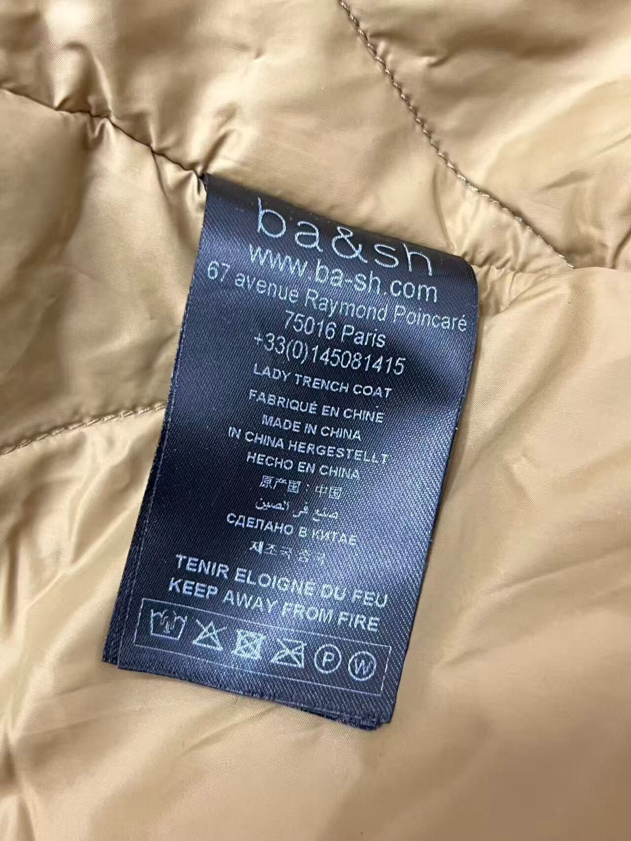 ba&sh Ba&sh Women's Cotton Trench Coat Size XS / US 0-2 / IT 36-38 - 5 Thumbnail
