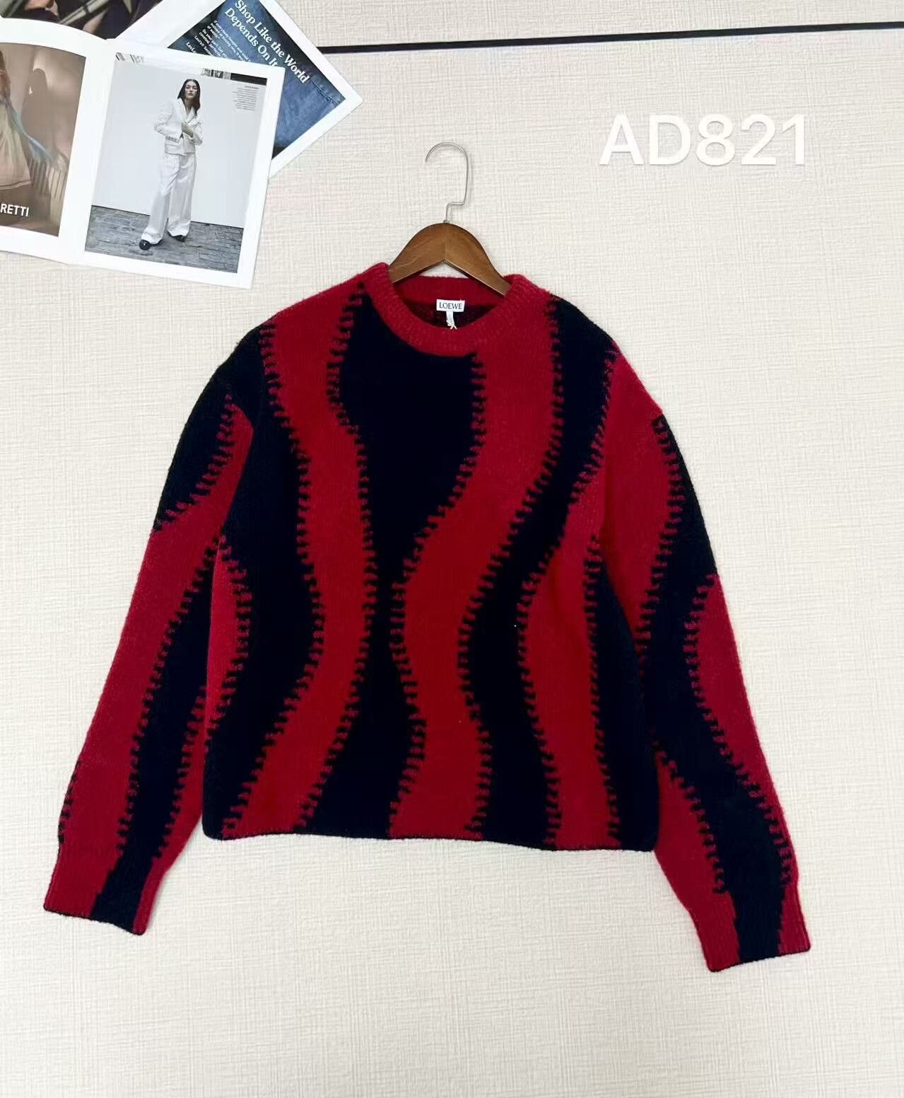 Loewe LOEWE Color Block Knit Sweater M Size US M / EU 48-50 / 2 - 3 Thumbnail