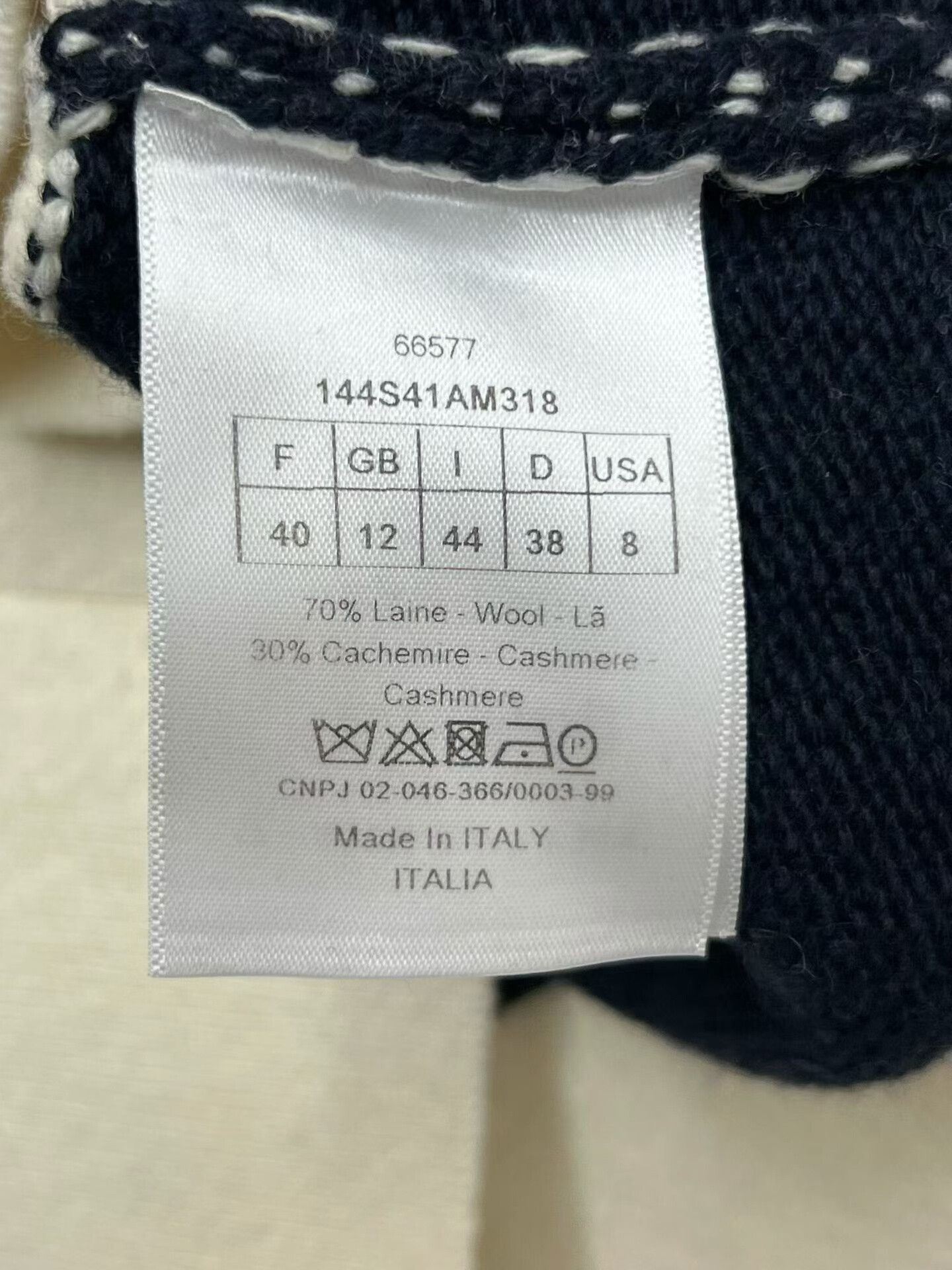 Dior Christian Dior Color-Block Knit Sweater Size S / US 4 / IT 40 - 6 Thumbnail