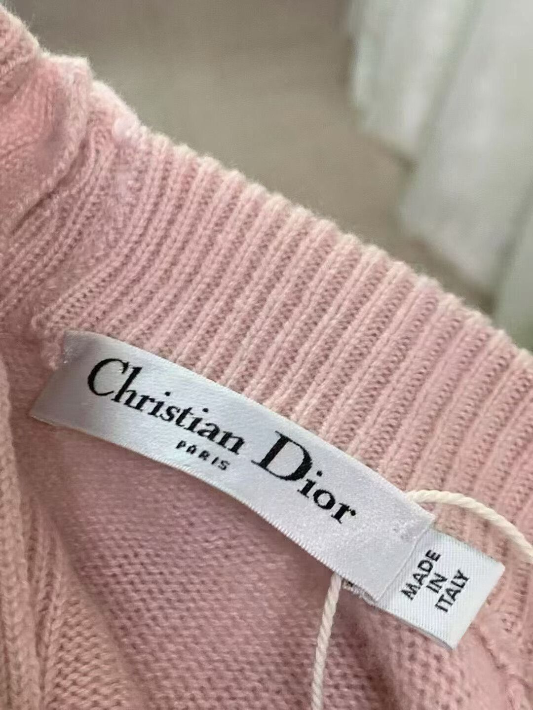 Dior Pink Christian Dior Cashmere Knit Top Size XS / US 0-2 / IT 36-38 - 5 Thumbnail