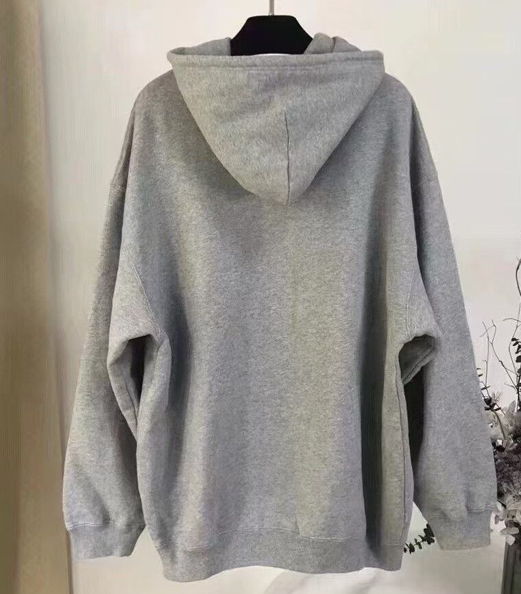 Balenciaga Balenciaga Gray Lock Hoodie Sweatshirt Size US L / EU 52-54 / 3 - 2 Thumbnail