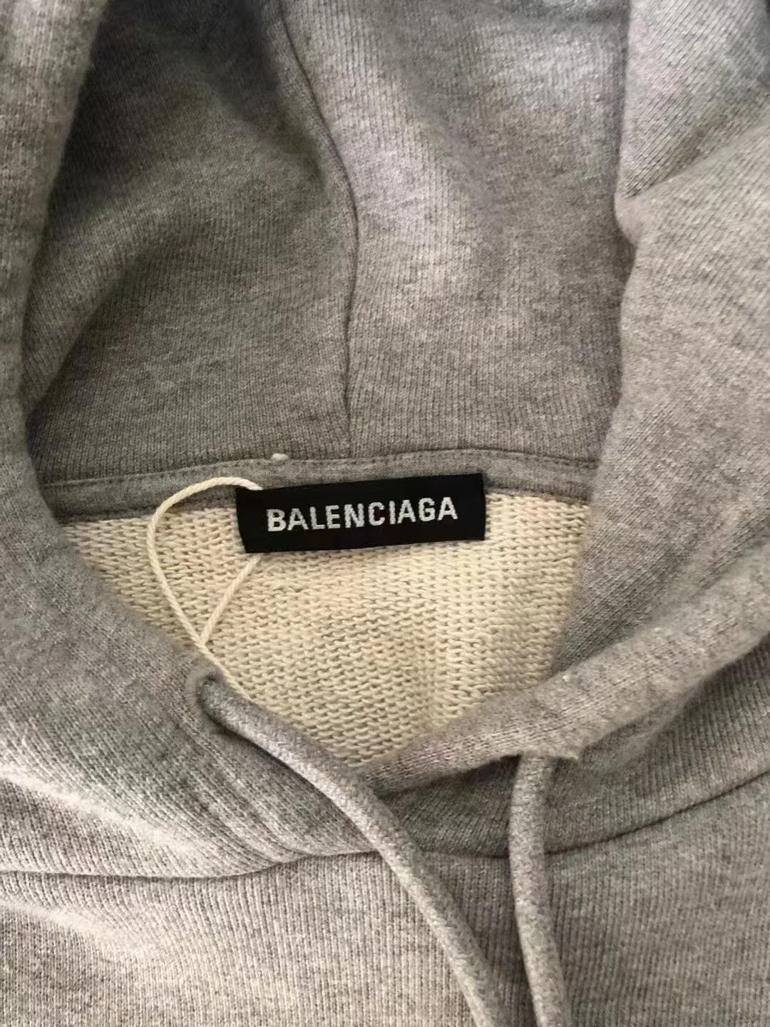 Balenciaga Balenciaga Gray Lock Hoodie Sweatshirt Size US L / EU 52-54 / 3 - 7 Thumbnail