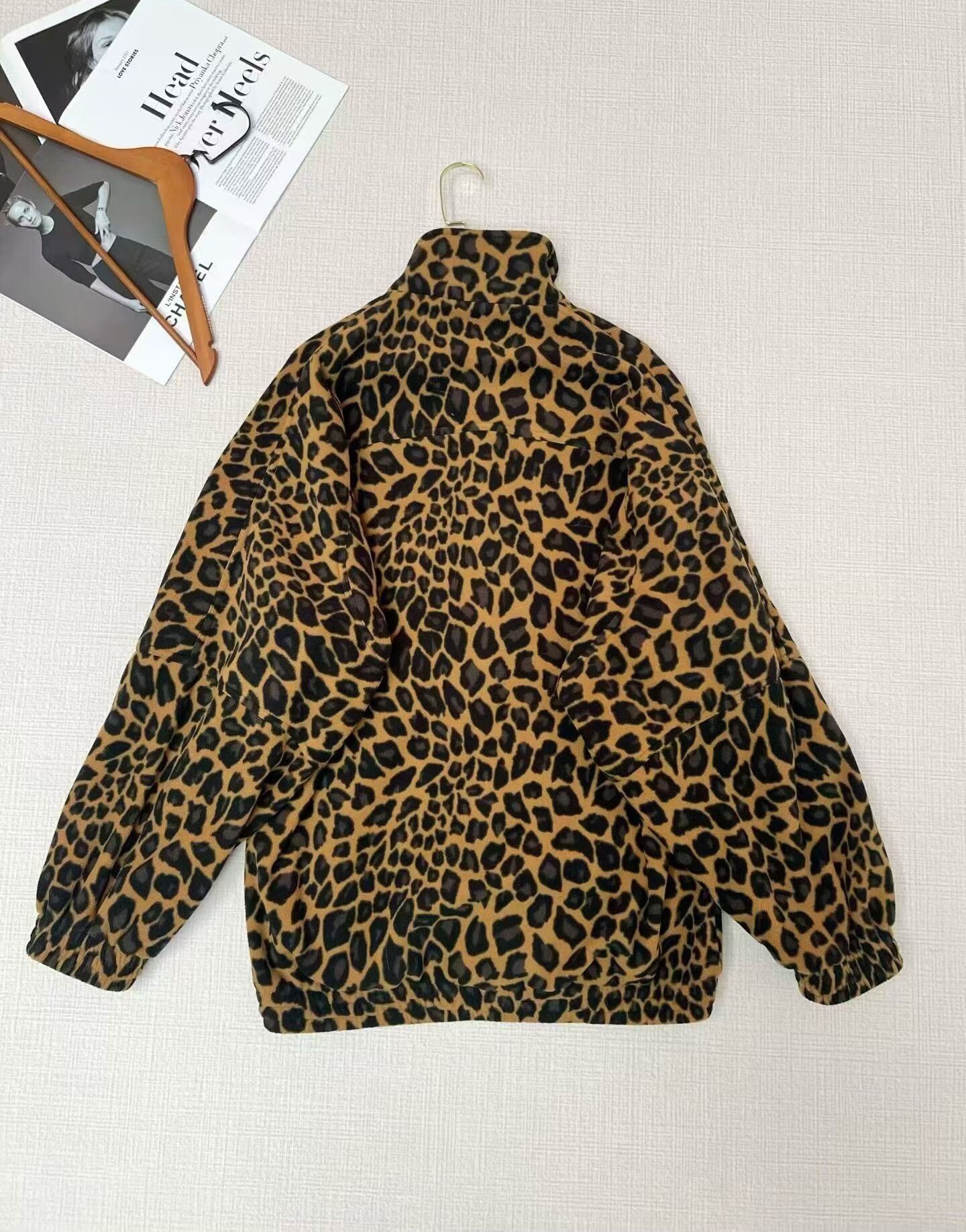 Balenciaga Balenciaga Leopard Print Fleece Jacket Size 36 Size XS / US 0-2 / IT 36-38 - 5 Thumbnail