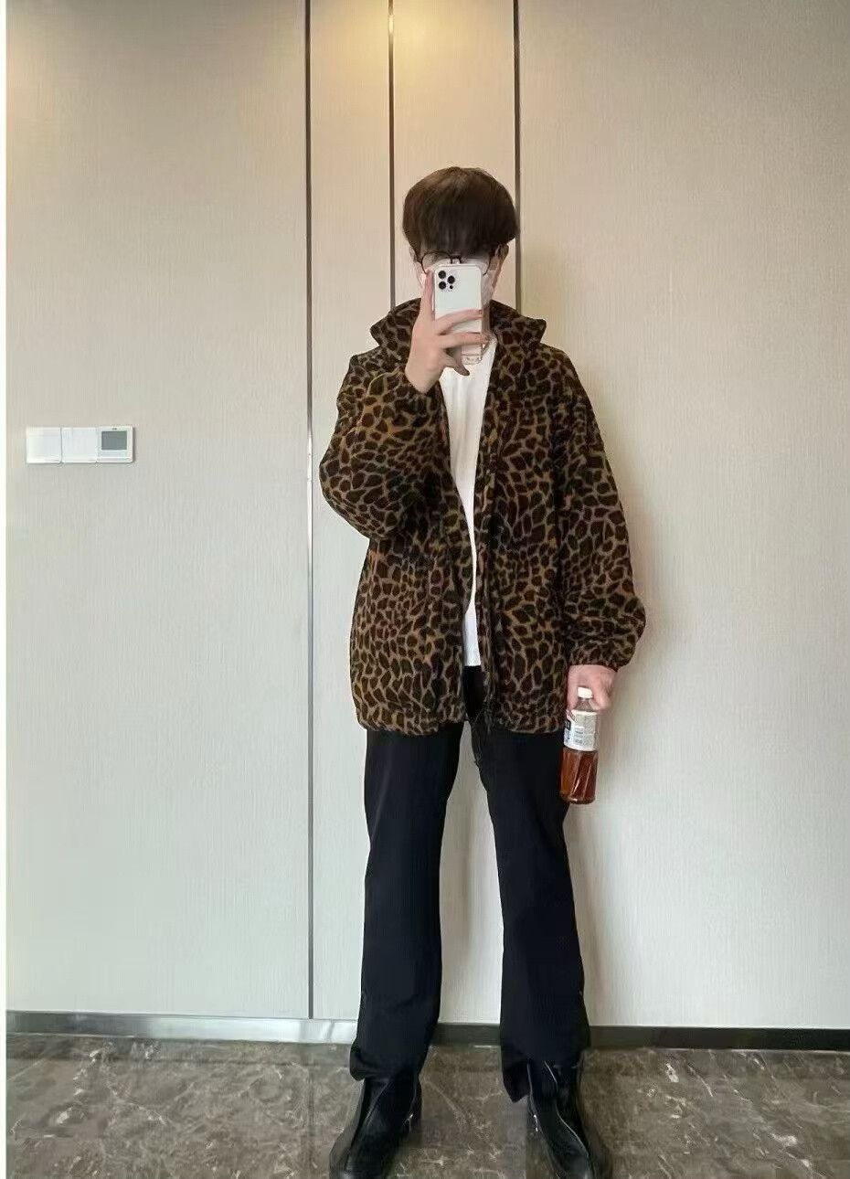 Balenciaga Balenciaga Leopard Print Fleece Jacket Size 36 Size XS / US 0-2 / IT 36-38 - 7 Thumbnail