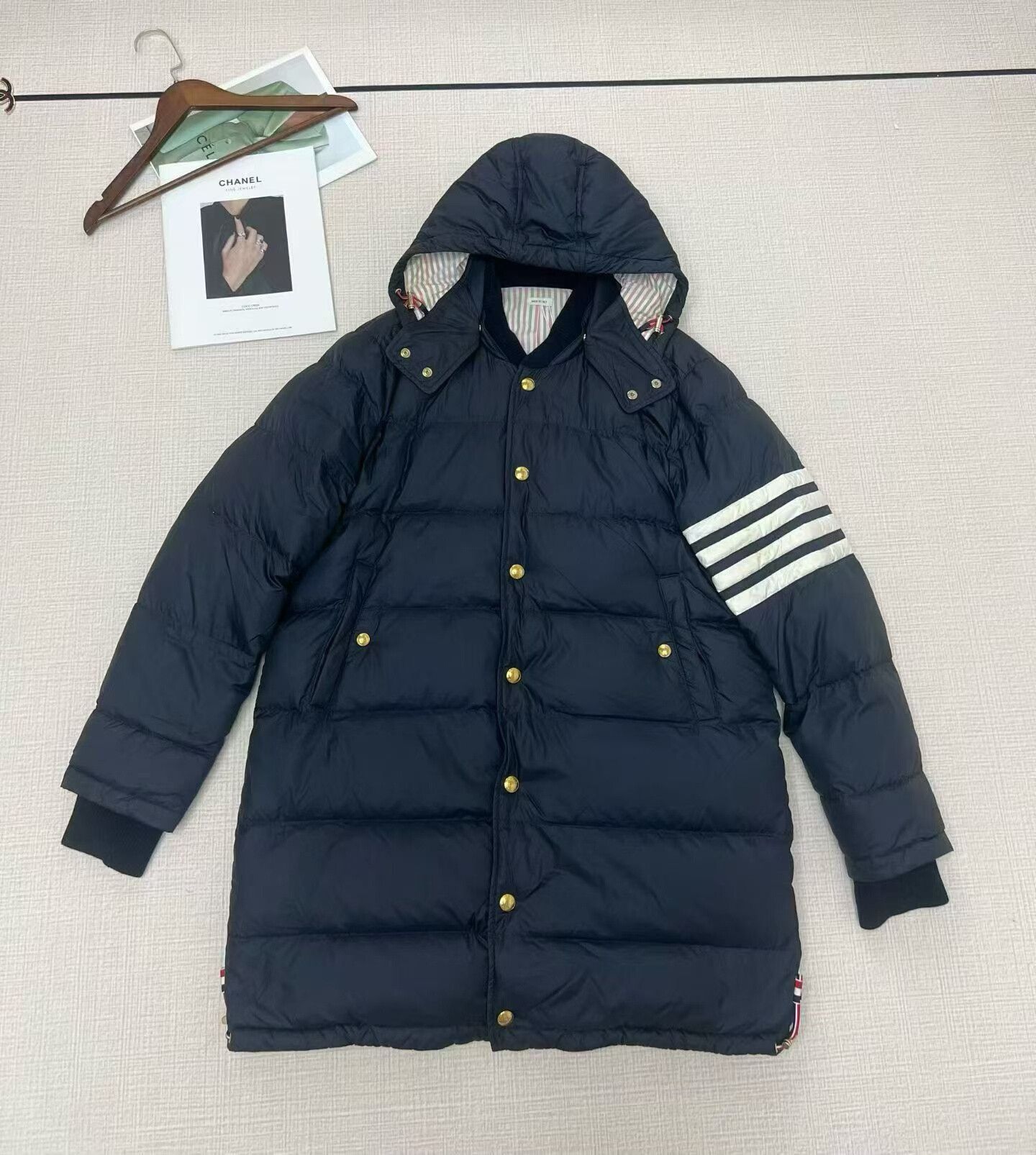 Thom Browne Thom Browne Long Hooded Down Jacket Size US M / EU 48-50 / 2 - 3 Thumbnail
