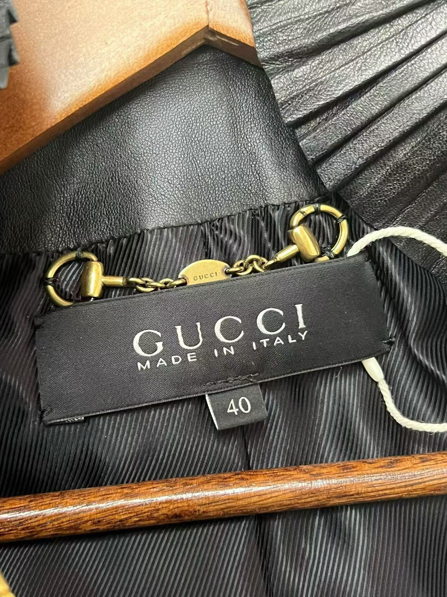 Gucci Gucci Lace Collar Leather Jacket Size S / US 4 / IT 40 - 4 Thumbnail