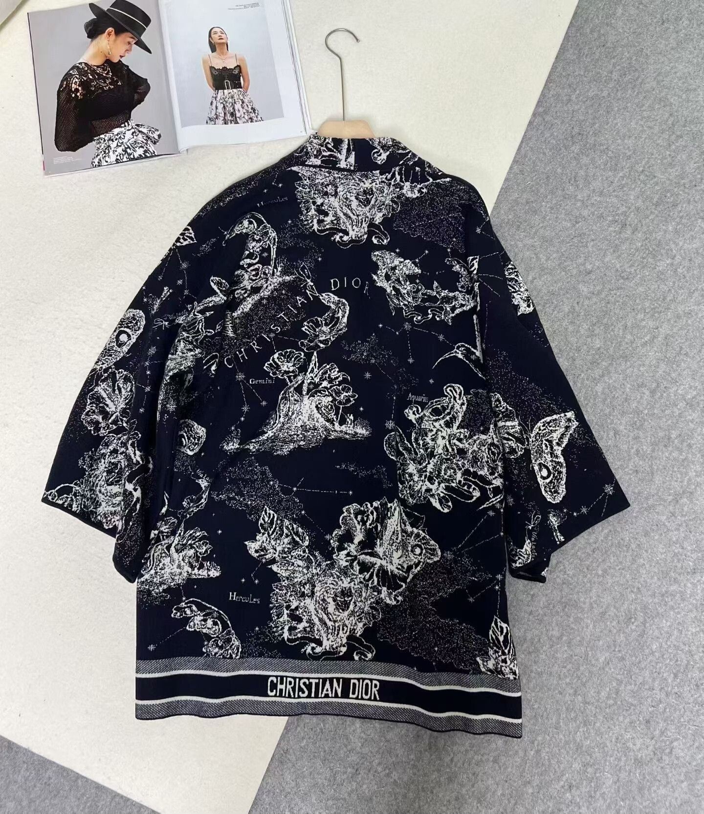 Dior Christian Dior Printed Cashmere Coat Size S / US 4 / IT 40 - 4 Thumbnail